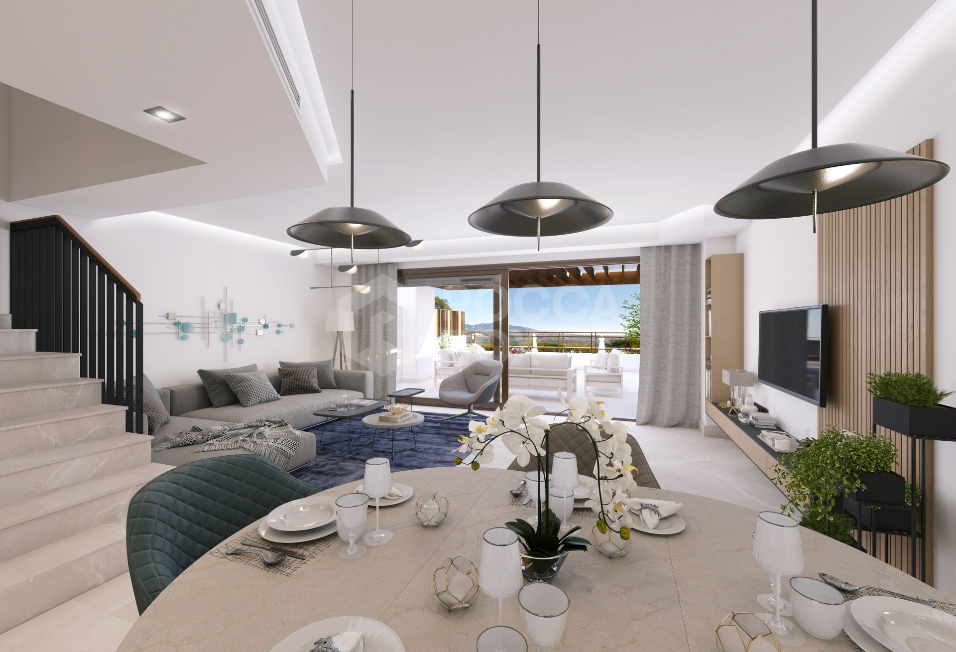 Belaria, spacious townhouses in La Cala Golf Resort in Mijas.