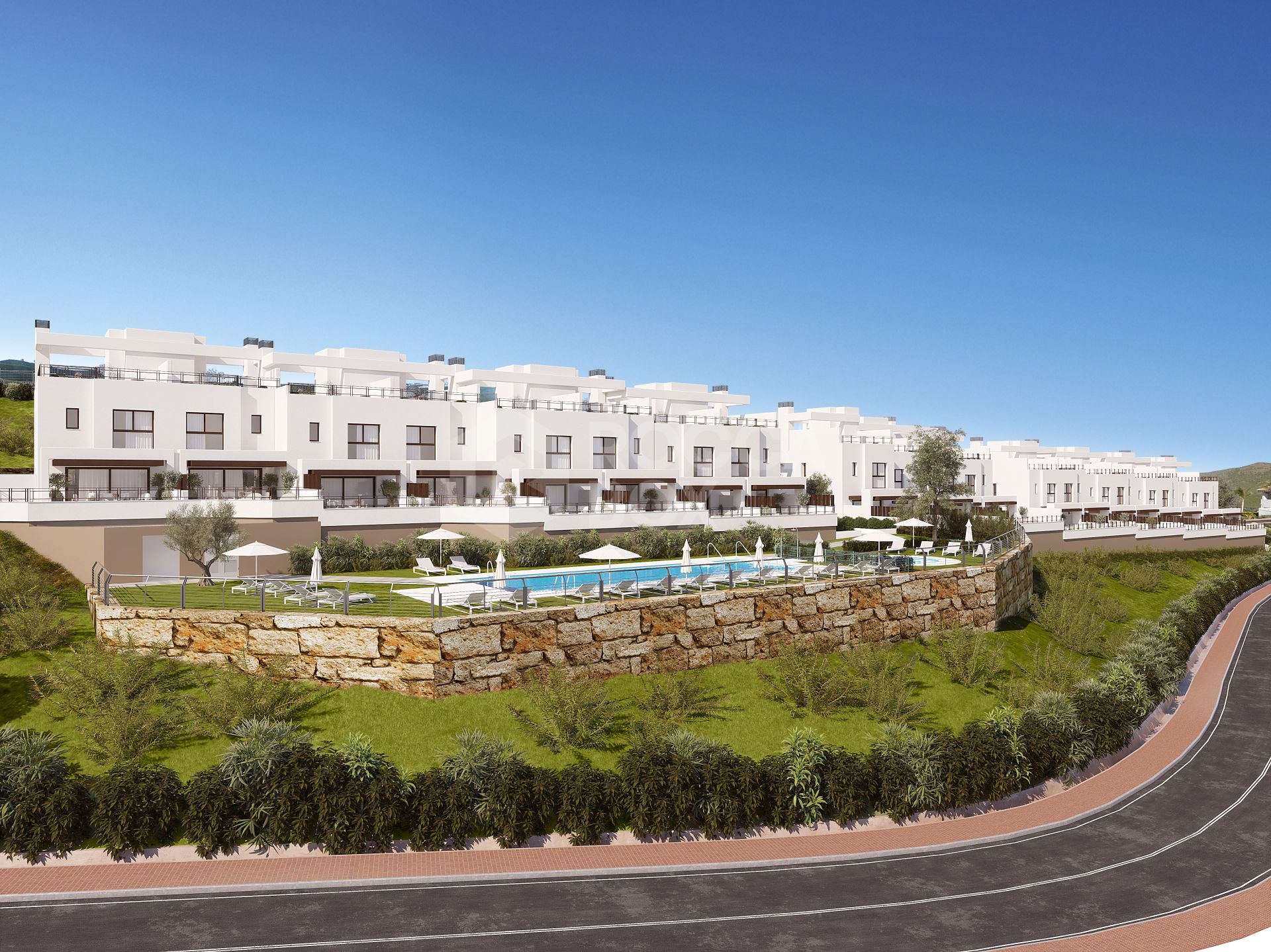 Belaria, spacious townhouses in La Cala Golf Resort in Mijas.