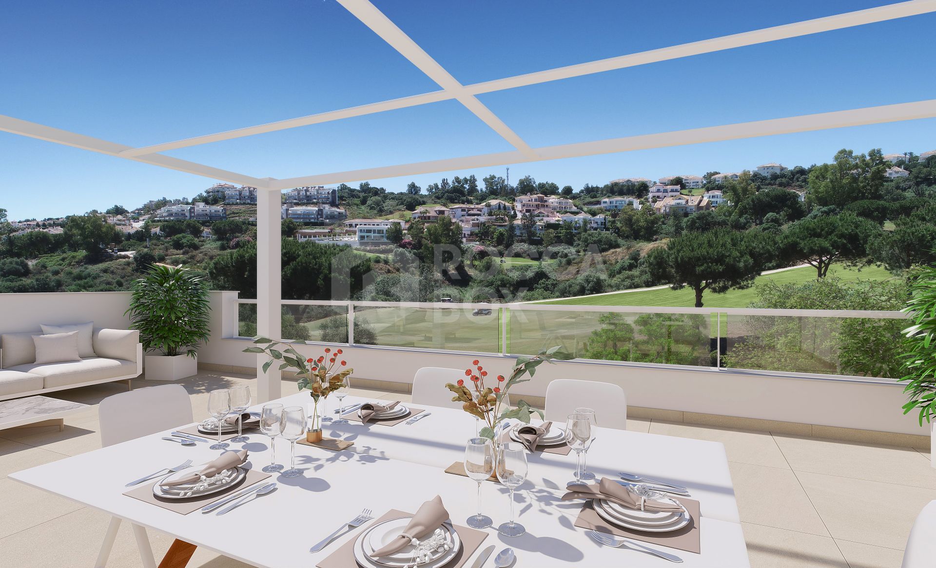 Solana Village, contemporary apartments and penthouses for golf lovers at La Cala Golf Resort in Mijas