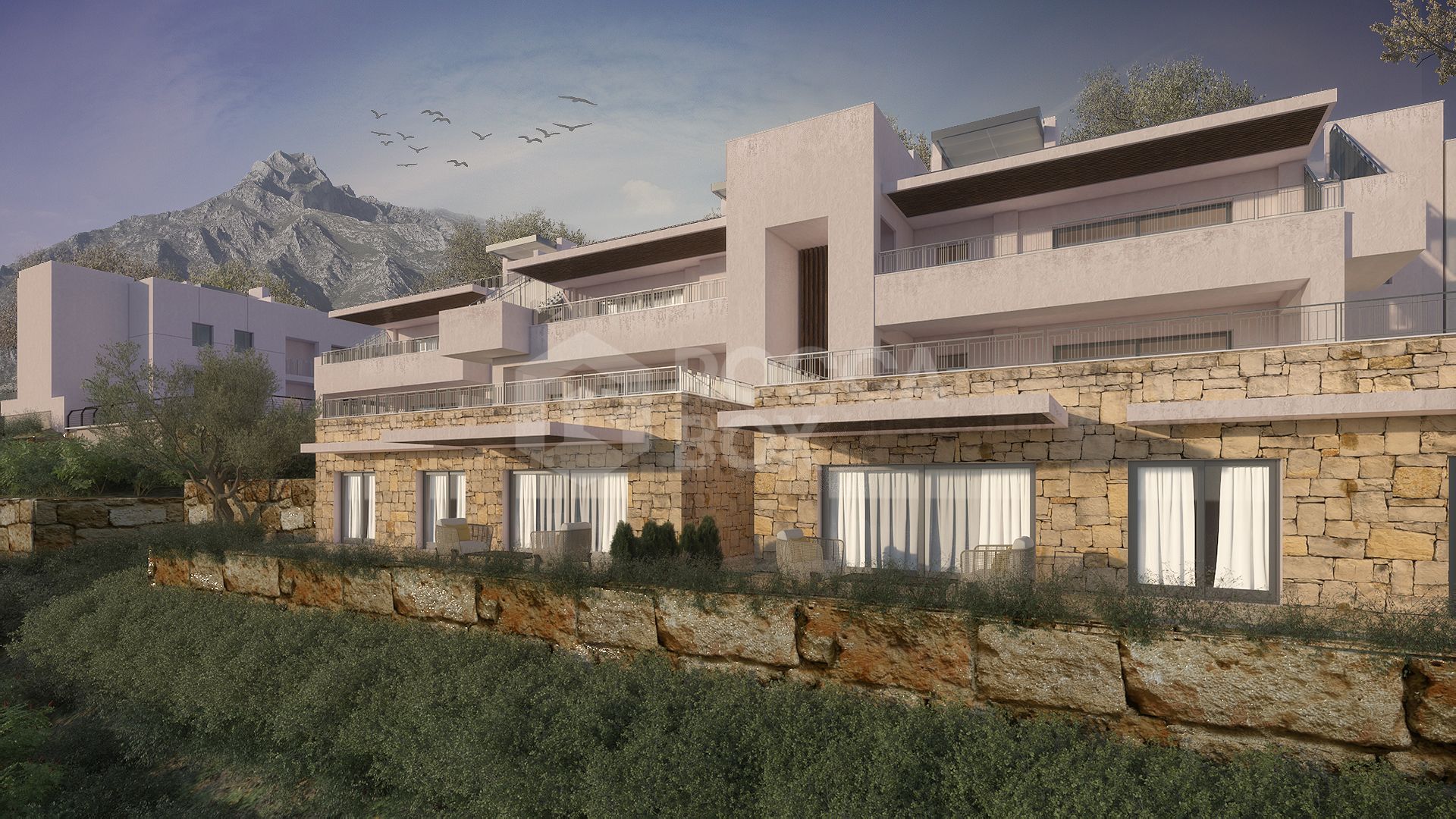 Almazara Hills, modern apartments surrounded by nature close to Marbella