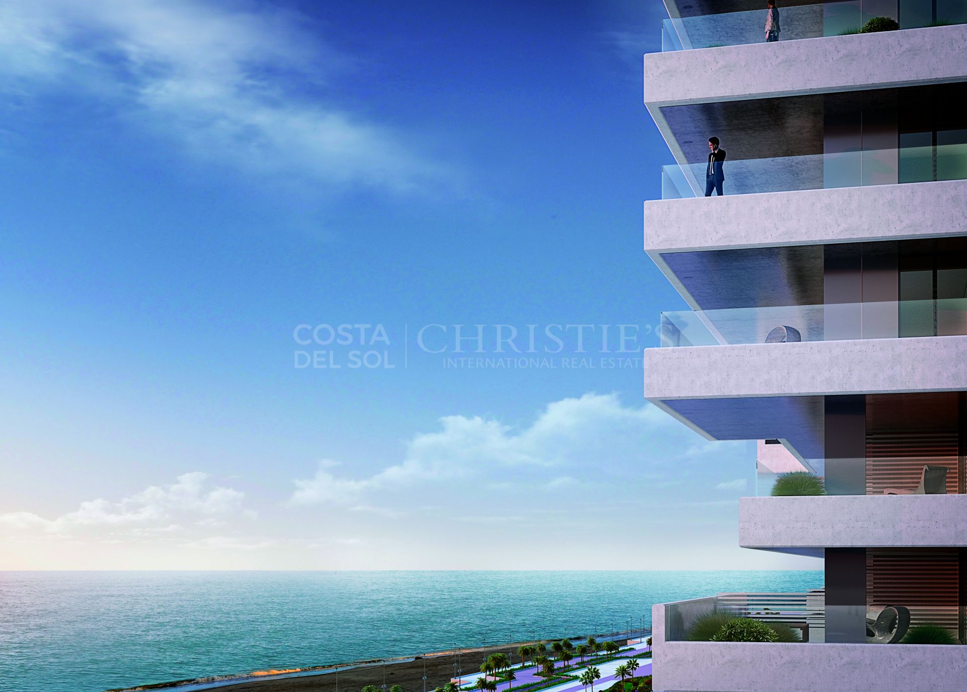 Luxury modern apartments on the seafront with spectacular views