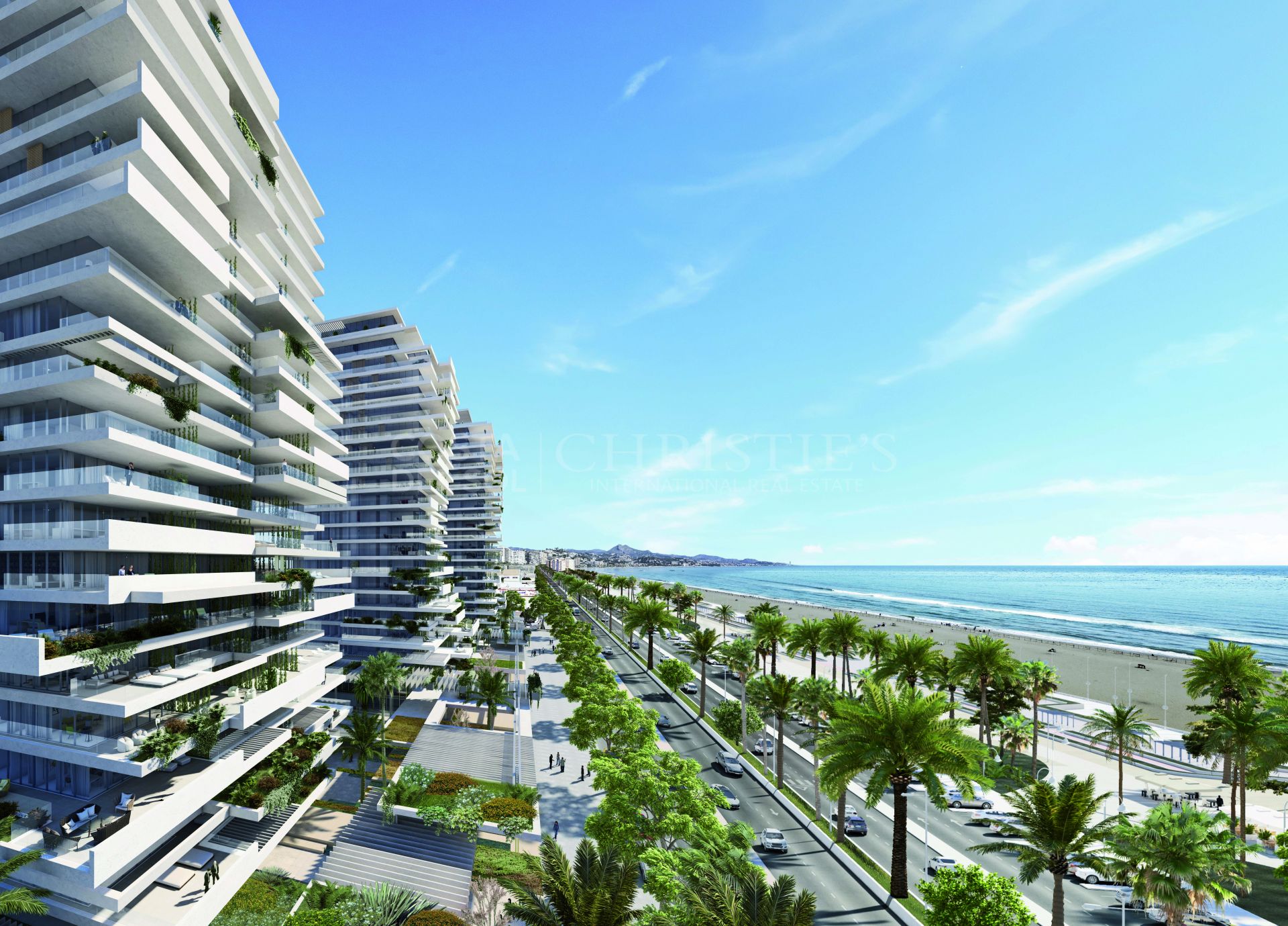 Luxury modern apartments on the seafront with spectacular views