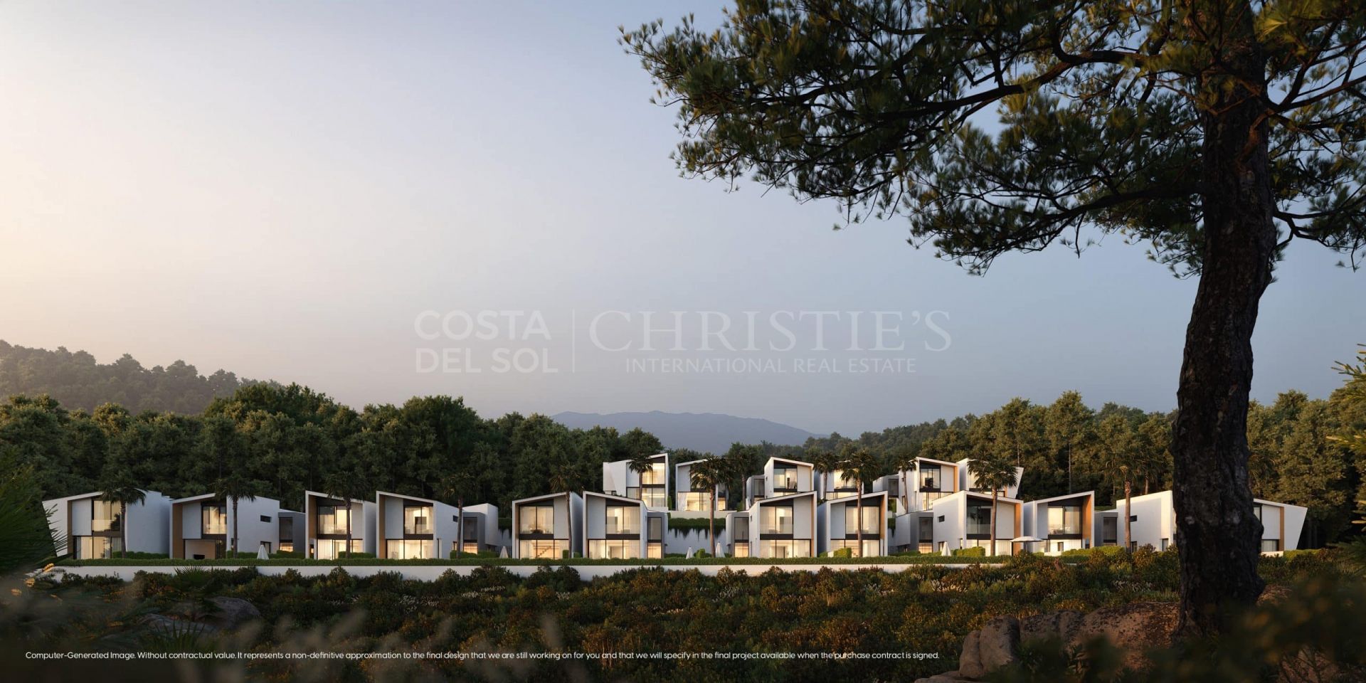 Spectacularly designed villas with sea views in Reserva del Chaparral