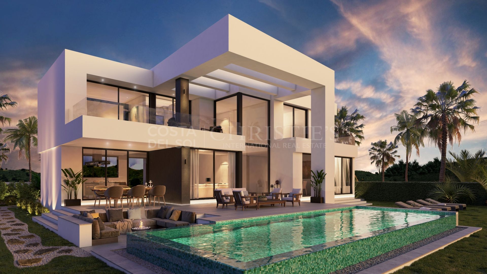 Modern and familiar design villa in El Limonar | Christie’s International Real Estate