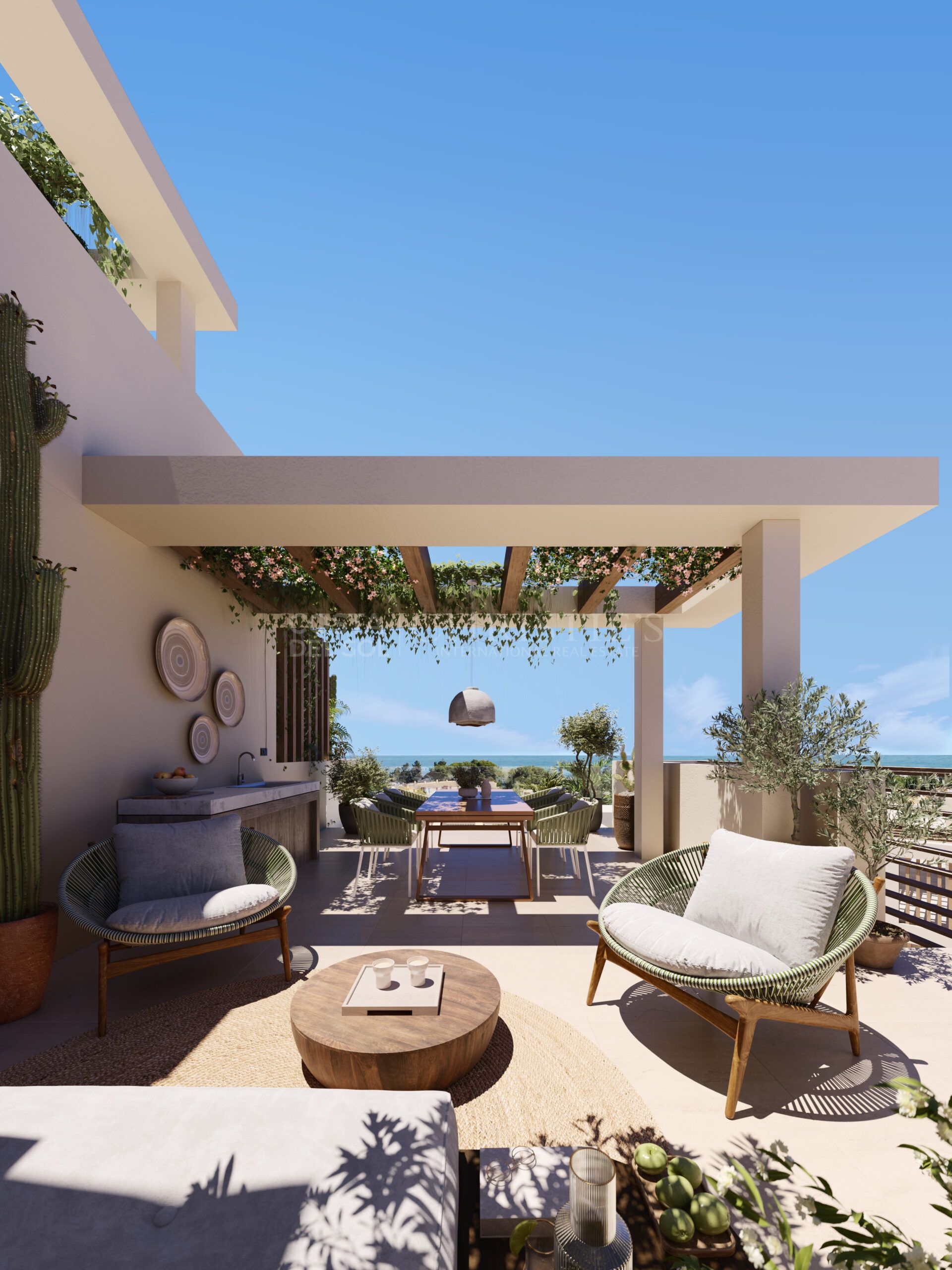 Piękny apartament z ogromnymi tarasami przy Golden Mile Marbella | Christie’s International Real Estate
