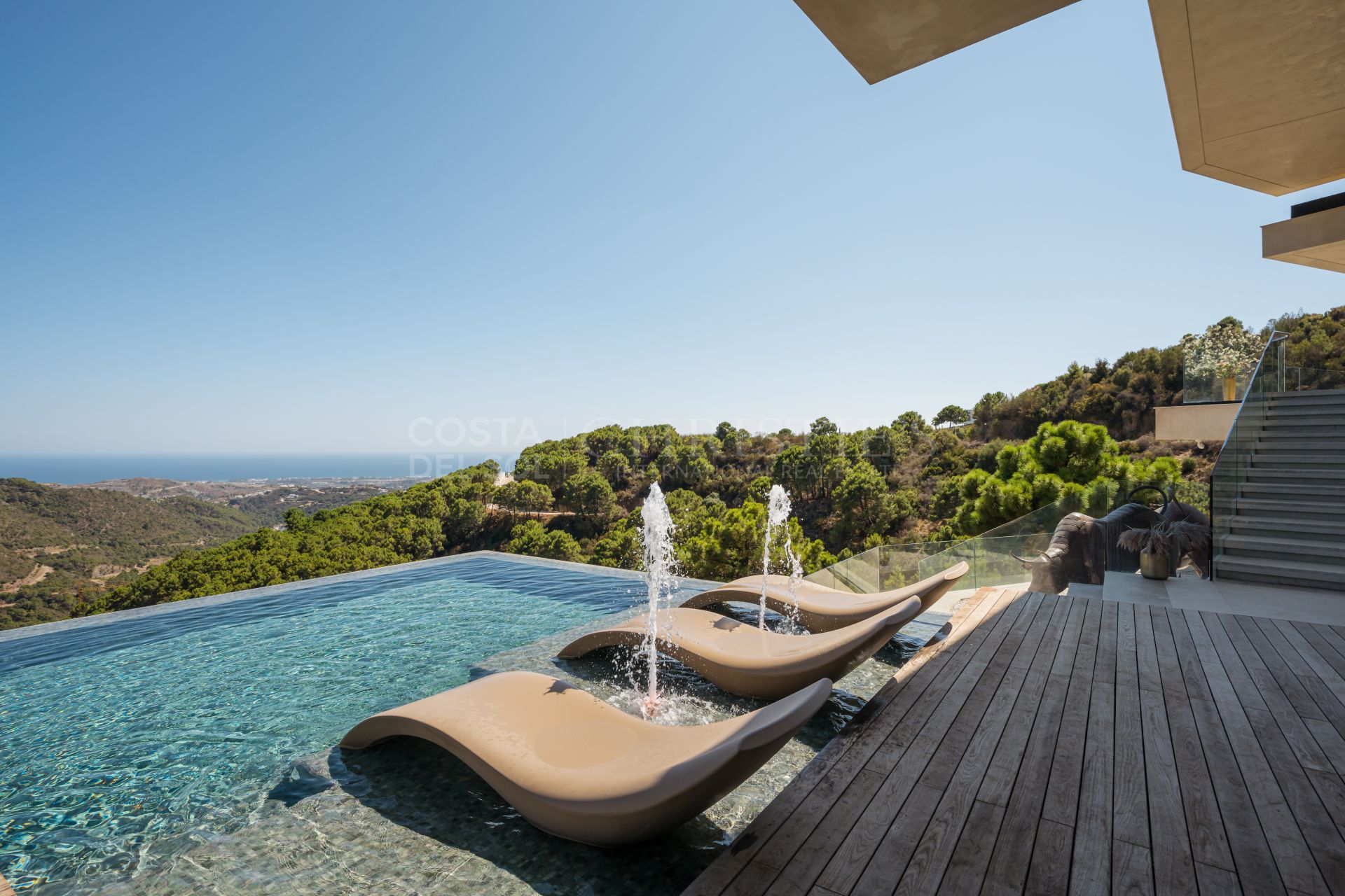 Luxury eco-friendly villa with sea views in Benahavis | Christie’s International Real Estate