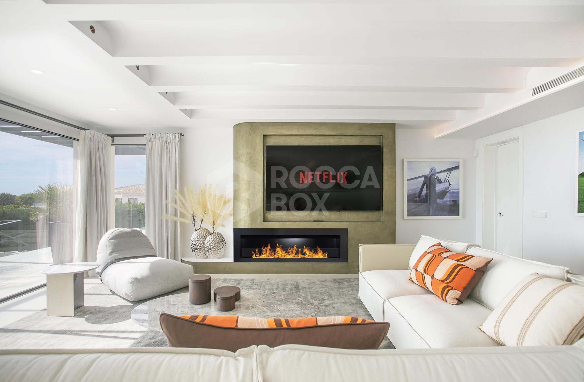 Luxury Five-Bedroom Villa with Panoramic Sea Views in Rocio de Nagüeles, Marbella Golden Mile