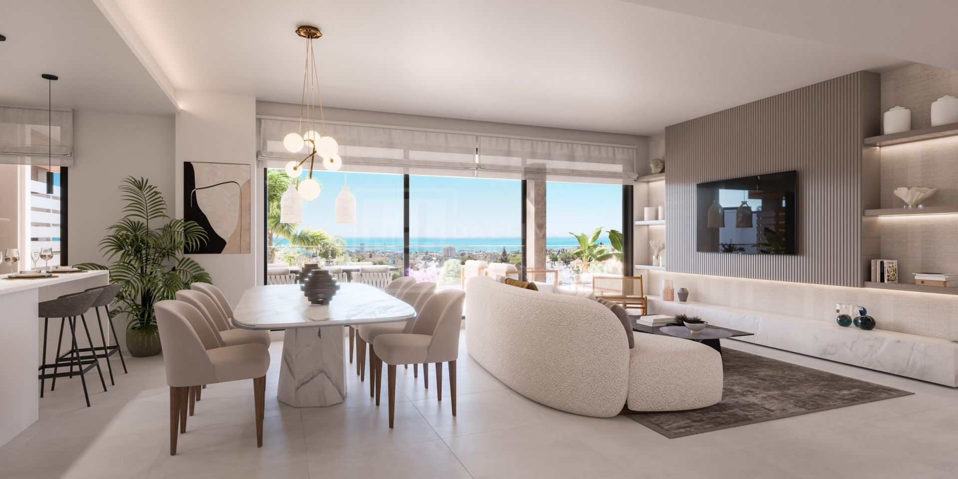 BRAND NEW LUXURY CONTEMPORARY 3-BEDROOM APARTMENT EAST MARBELLA