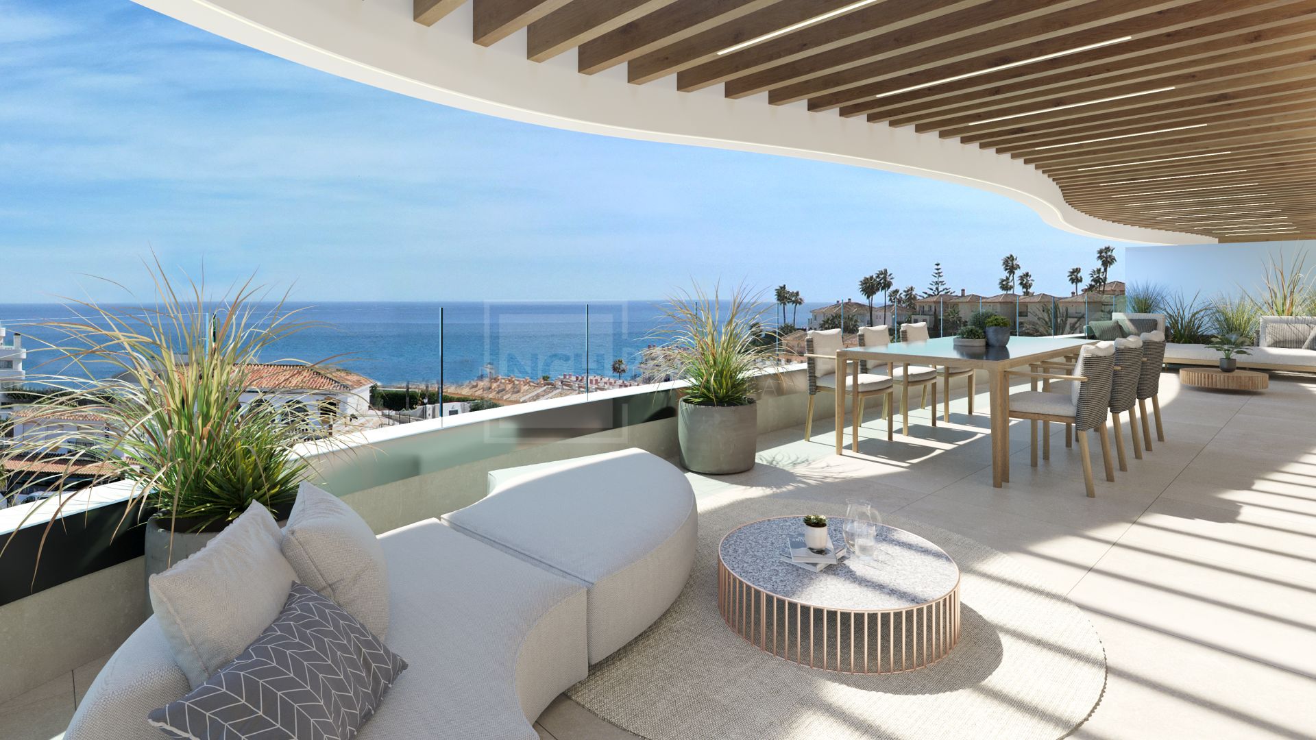 STRIKING 3- BEDROOM CONTEMPORARY PENTHOUSE APARTMENT FOR SALE IN MIJAS COSTA