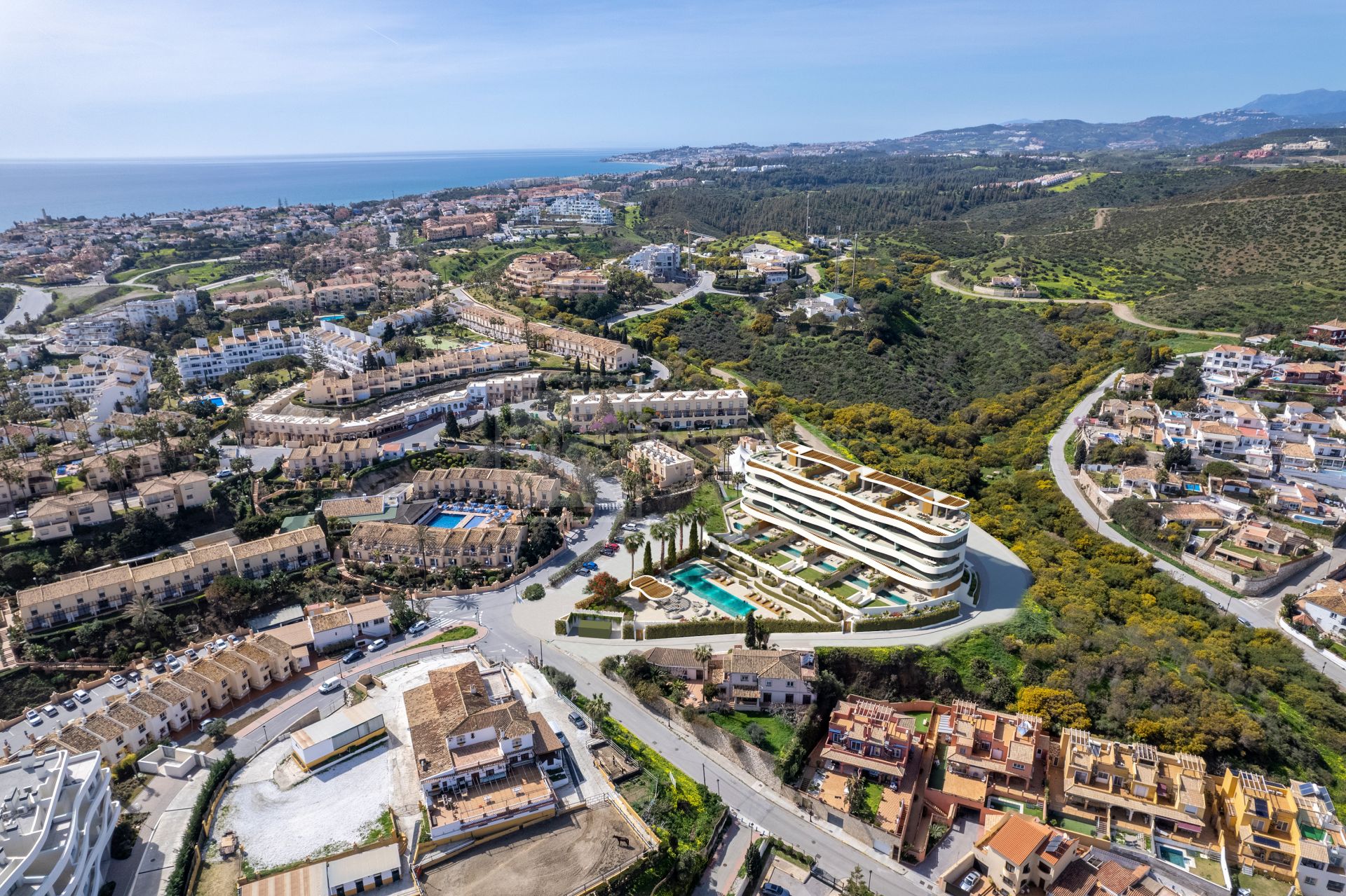 STRIKING BRAND NEW 2- BEDROOM CONTEMPORARY APARTMENT FOR SALE IN MIJAS COSTA
