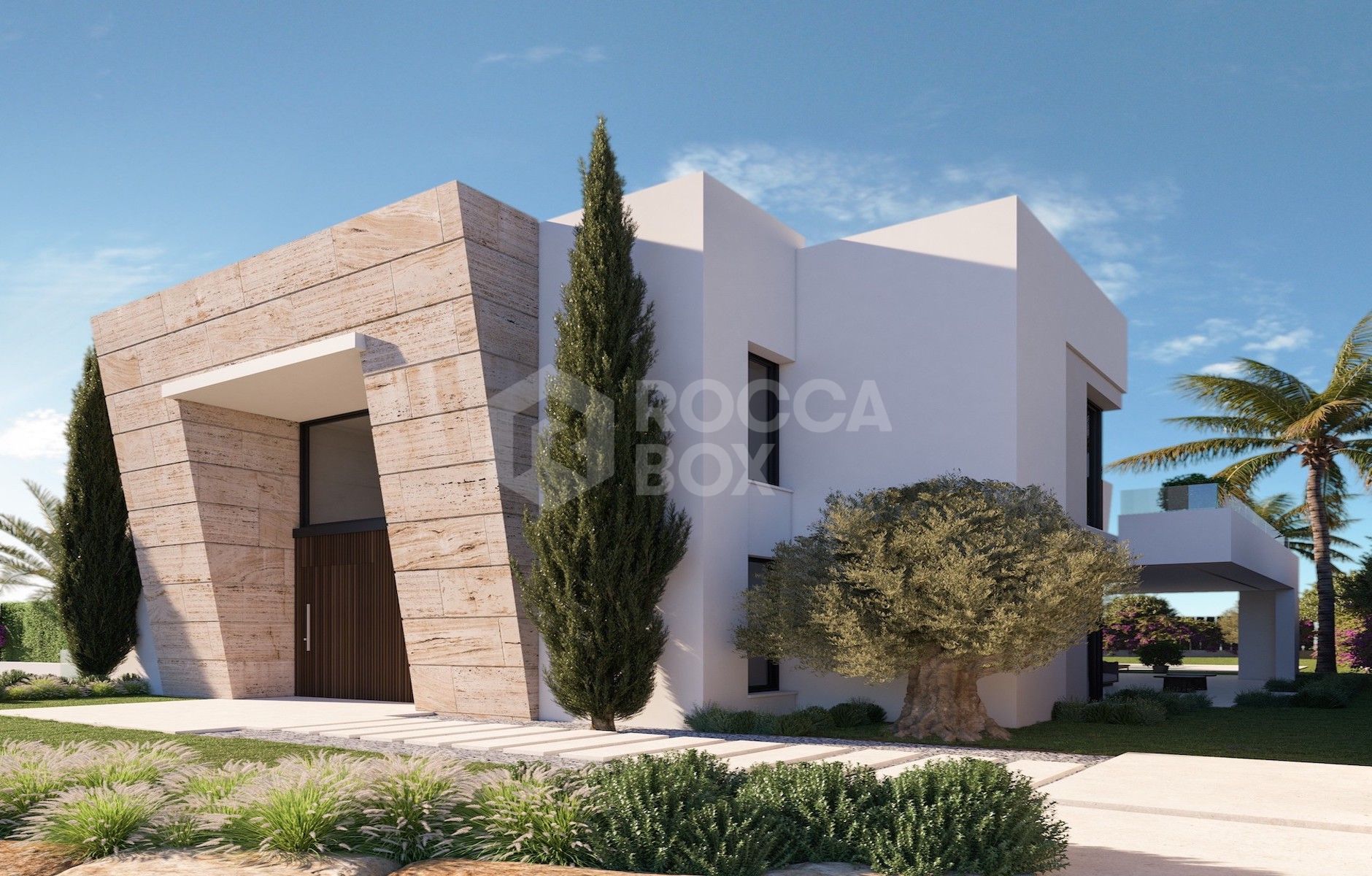 STUNNING BRAND NEW CONTEMPORARY LUXURY 5-BEDROOM VILLA ON GOLDEN MILE, MARBELLA