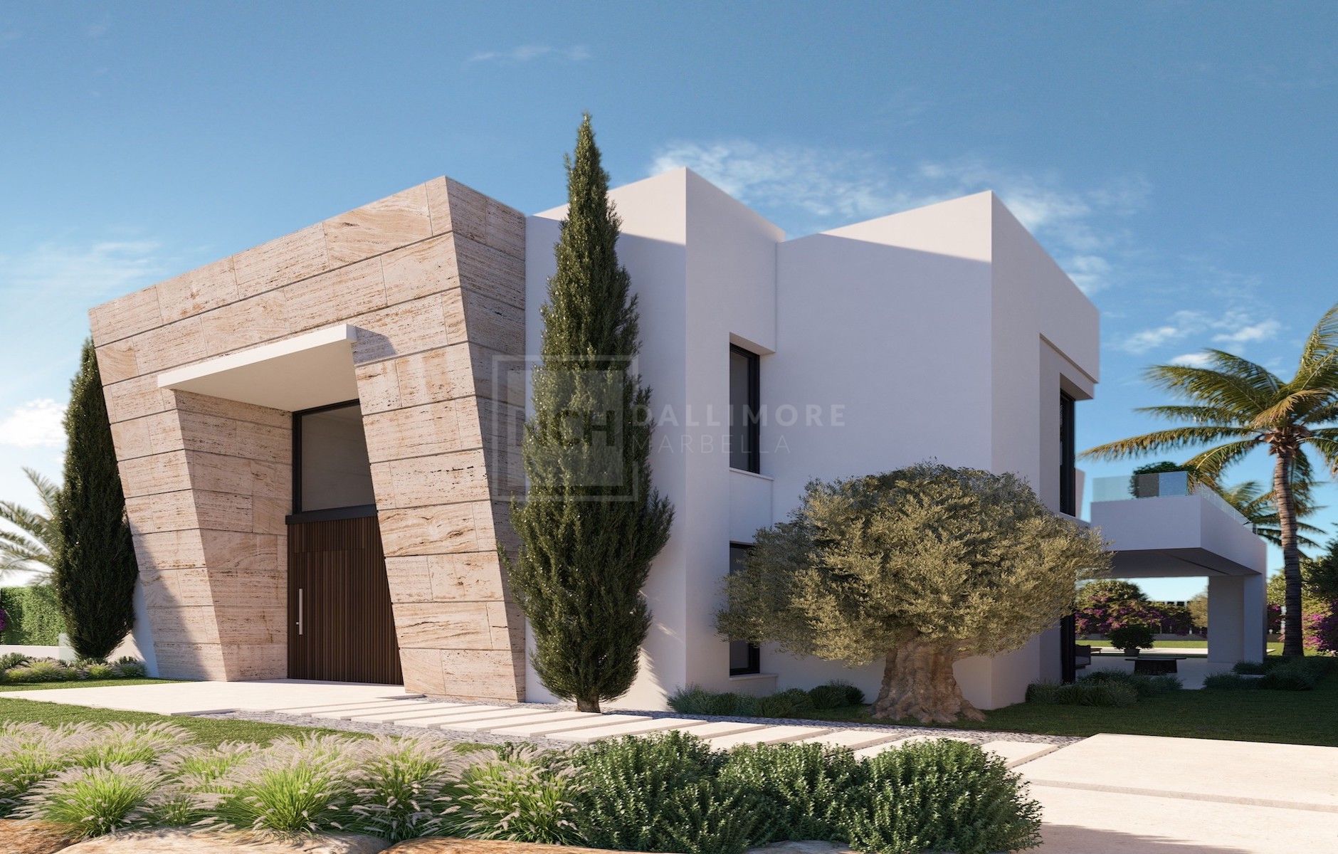 STUNNING BRAND NEW CONTEMPORARY LUXURY 5-BEDROOM VILLA ON GOLDEN MILE, MARBELLA