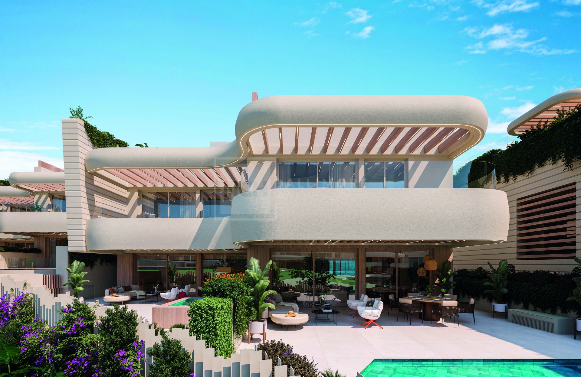 Villa Pareada en venta en Las Chapas, Marbella