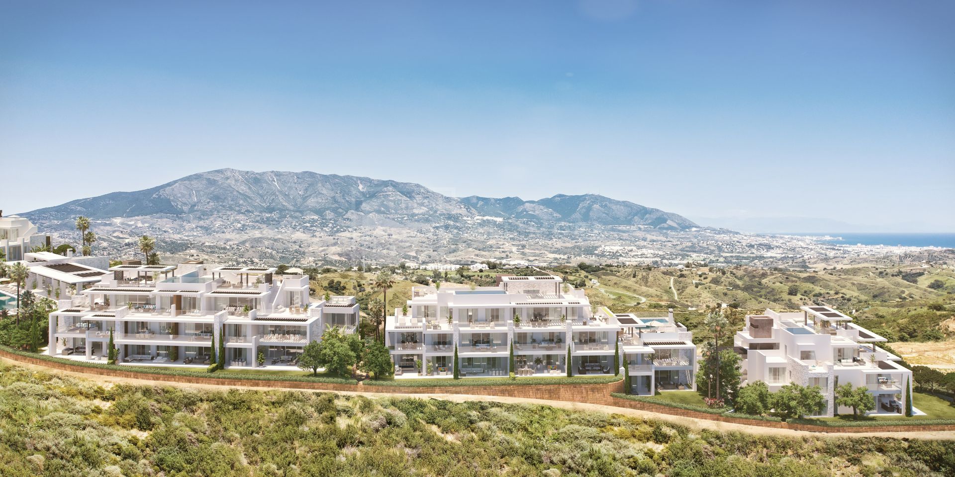 STRIKING NEW CONTEMPORARY 2-BEDROOM APARTMENT IN SELECT DEVELOPMENT EAST MARBELLA