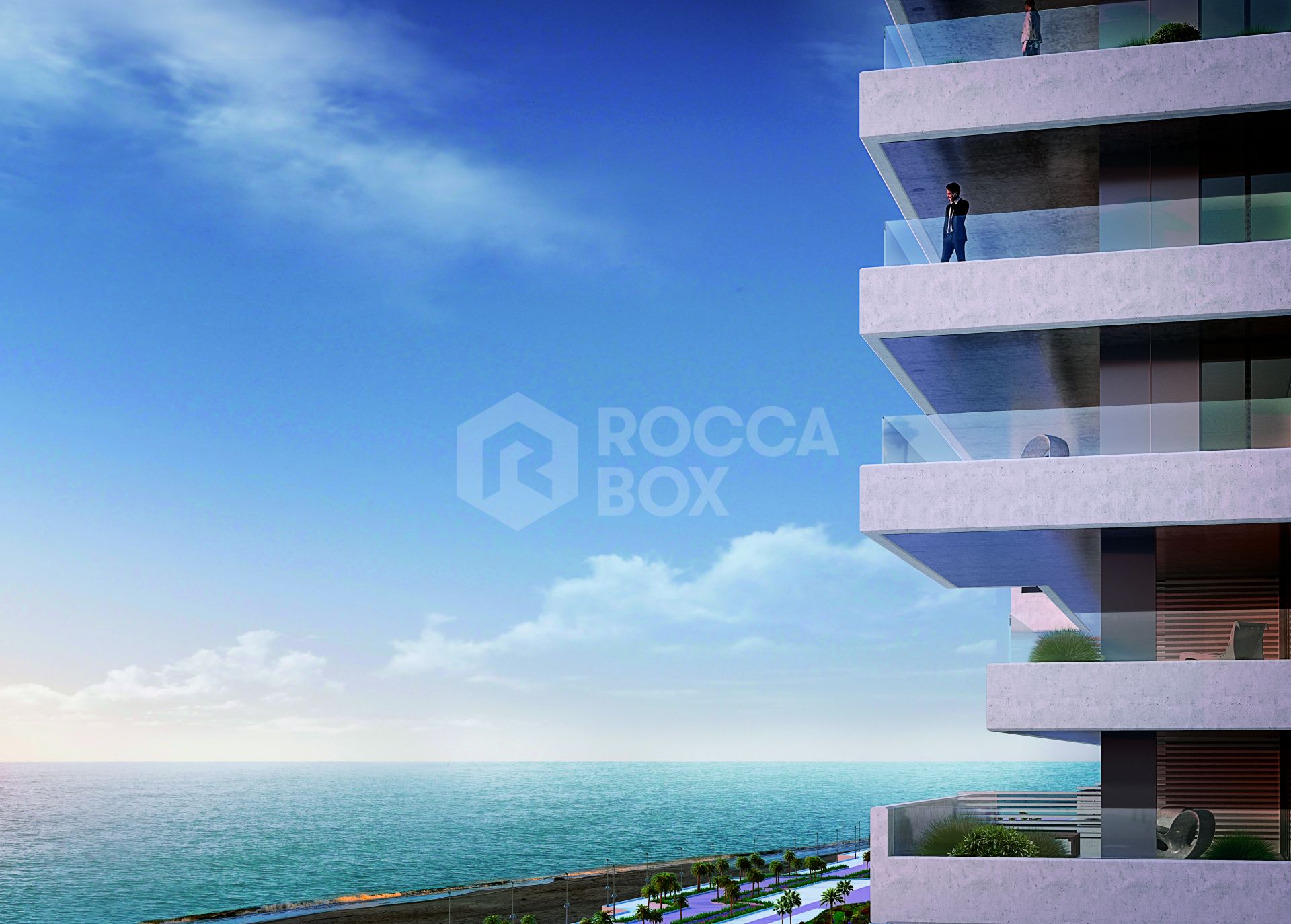 SPECTACULAR 4-BEDROOM LUXURY 19th FLOOR APARTMENT FRONTLINE BEACH MALAGA CITY