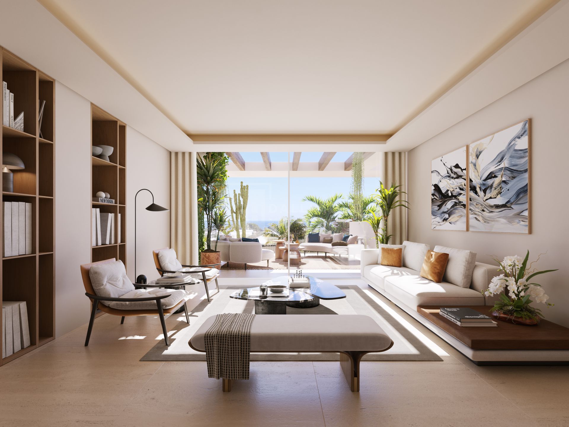 STRIKING NEW 4-BEDROOM CONTEMPORARY LUXURY DUPLEX PENTHOUSE, GOLDEN MILE, MARBELLA