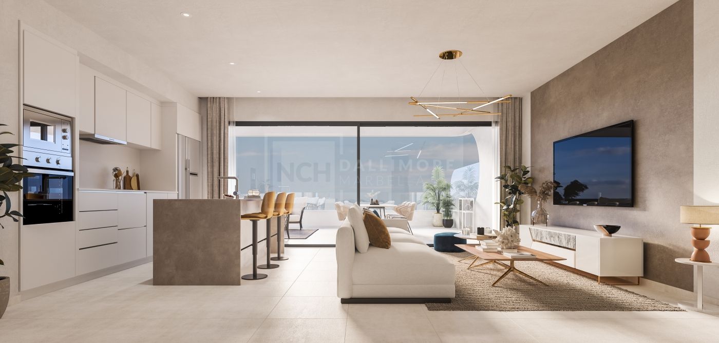 ATTRACTIVE BRAND NEW 4-BEDROOM CONTEMPORARY DUPLEX PENTHOUSE APARTMENT, NEW GOLDEN MILE, ESTEPONA