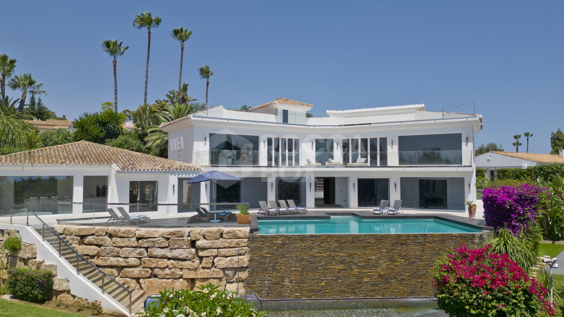 SPECTACULAR 7-BEDROOM MODERN MANSION WITH PANORAMIC SEA VIEWS, HACIENDA LAS CHAPAS, MARBELLA