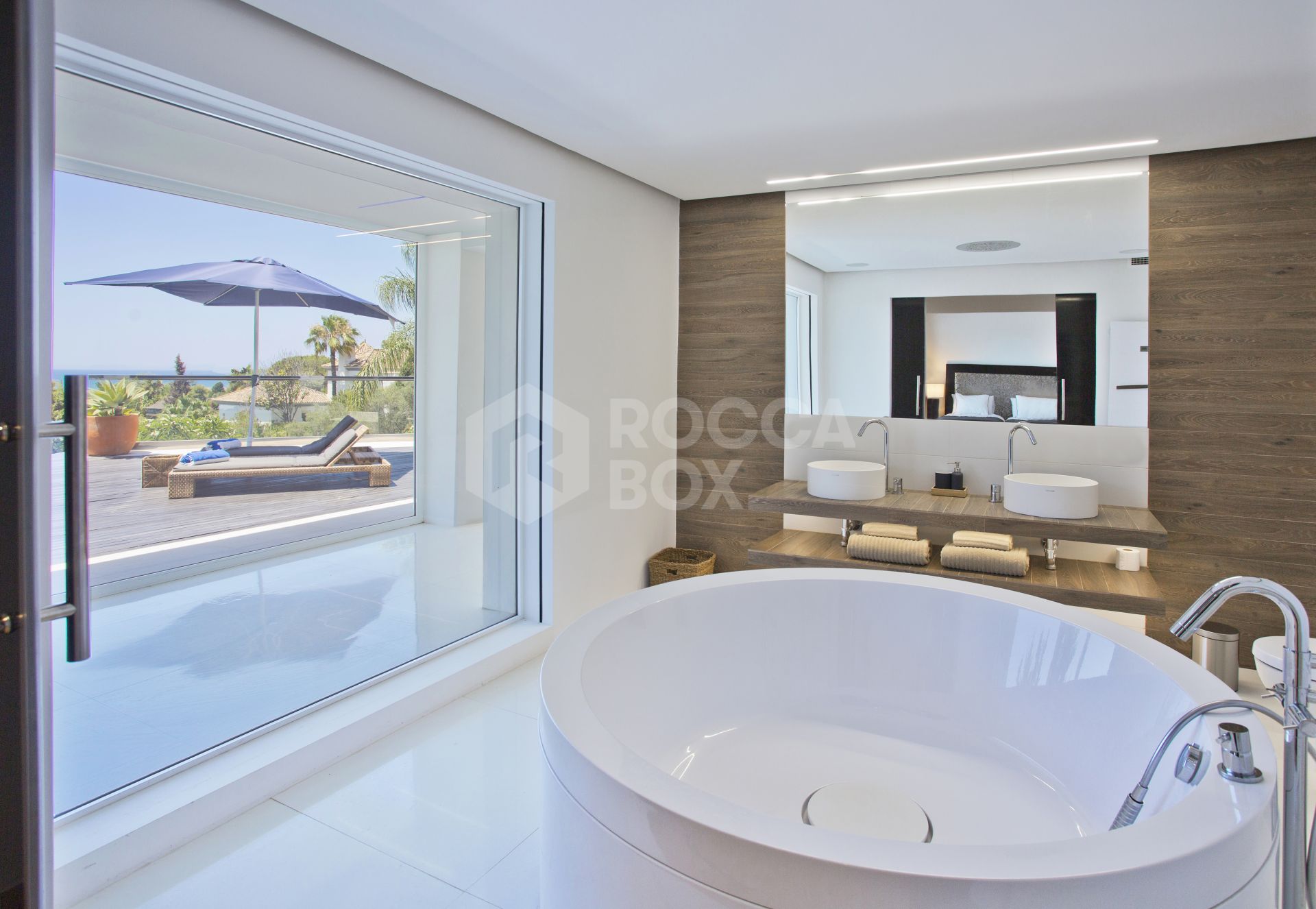 SPECTACULAR 7-BEDROOM MODERN MANSION WITH PANORAMIC SEA VIEWS, HACIENDA LAS CHAPAS, MARBELLA