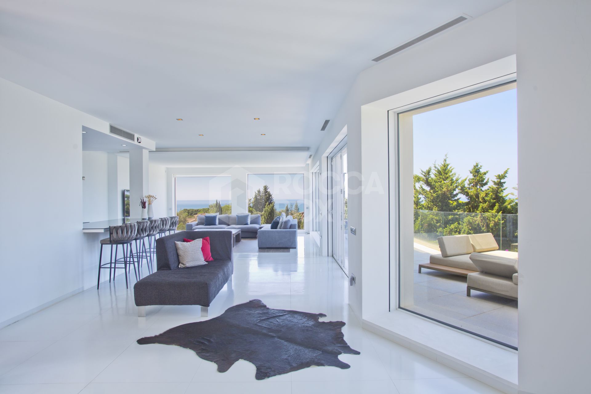 SPECTACULAR 7-BEDROOM MODERN MANSION WITH PANORAMIC SEA VIEWS, HACIENDA LAS CHAPAS, MARBELLA