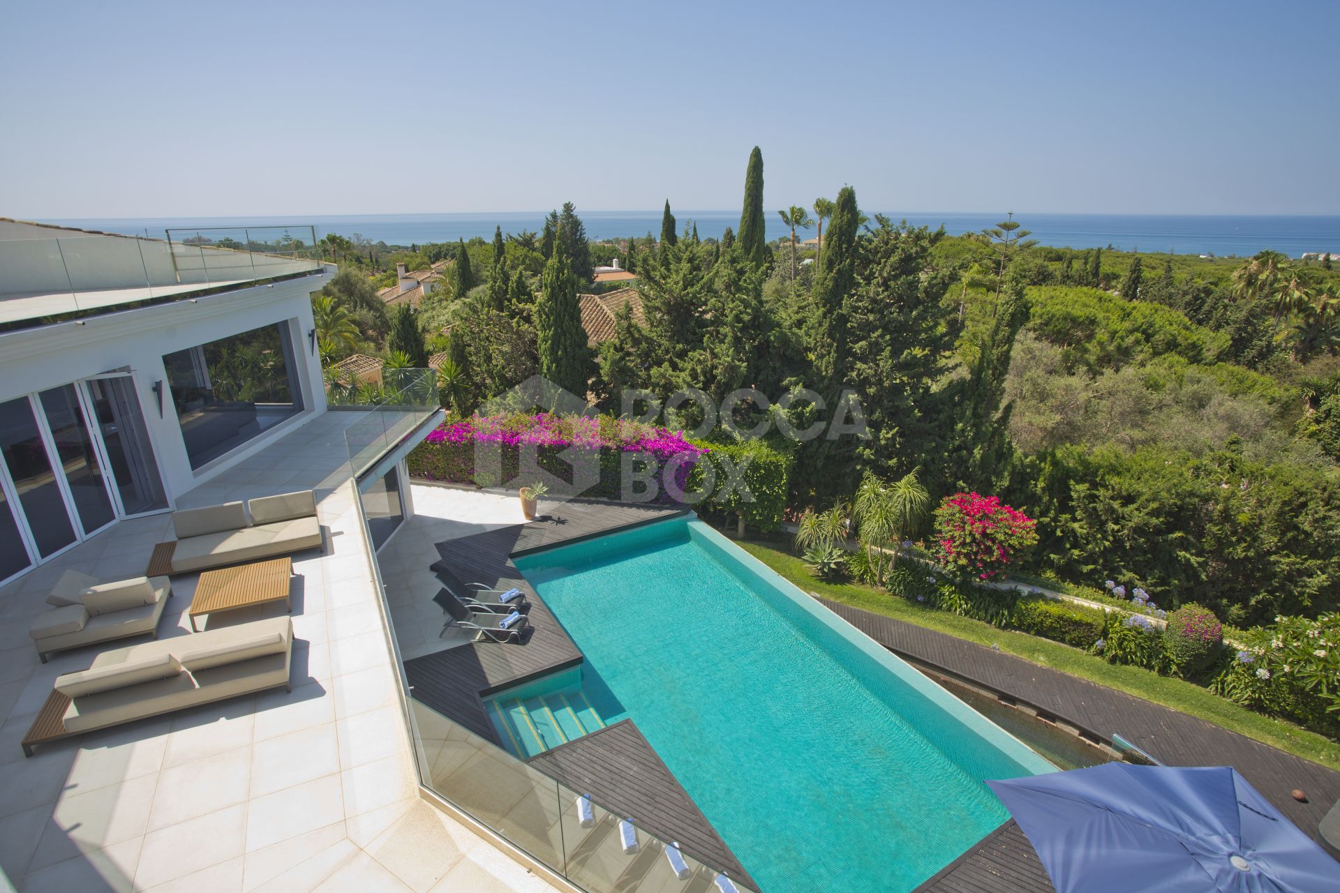 SPECTACULAR 7-BEDROOM MODERN MANSION WITH PANORAMIC SEA VIEWS, HACIENDA LAS CHAPAS, MARBELLA