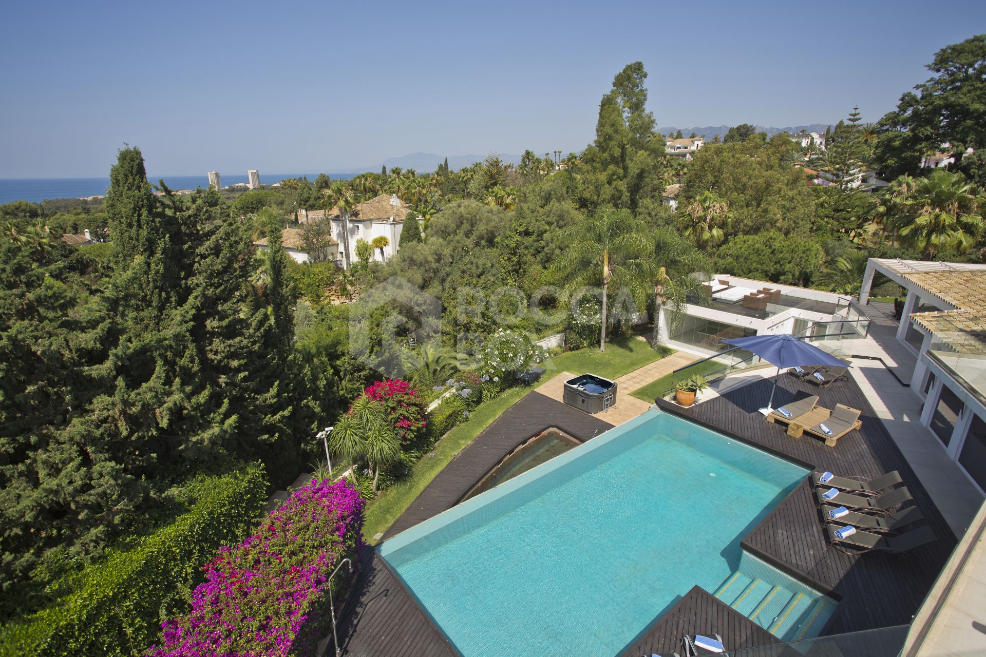 SPECTACULAR 7-BEDROOM MODERN MANSION WITH PANORAMIC SEA VIEWS, HACIENDA LAS CHAPAS, MARBELLA