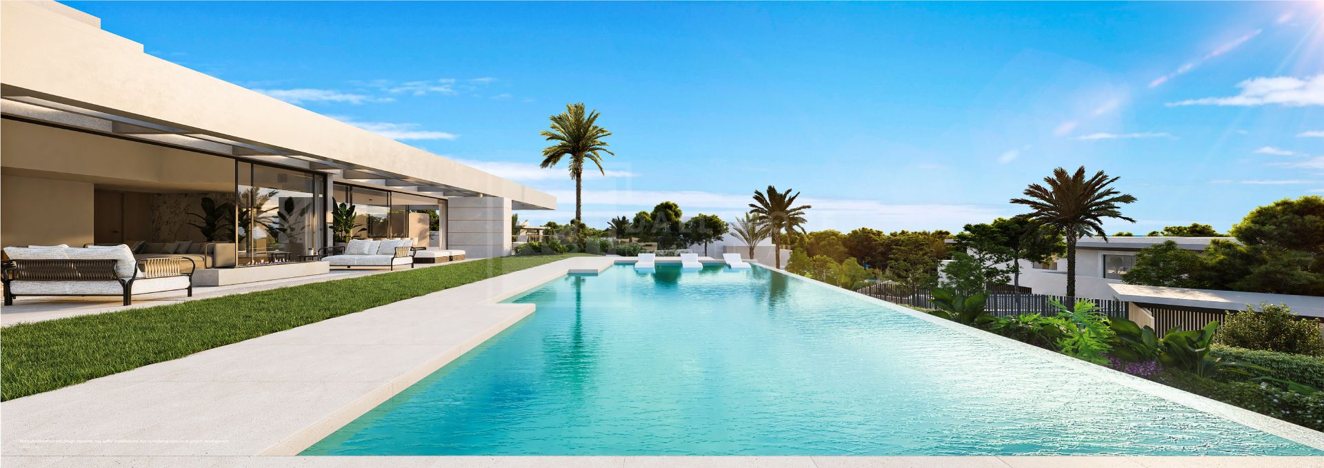 ELLIE SAAB VILLAS - STUNNING CONTEMPORARY 5-BEDROOM VILLA DESIGNED WITH HAUTE COUTURE STYLE, SIERRA BLANCA MARBELLA