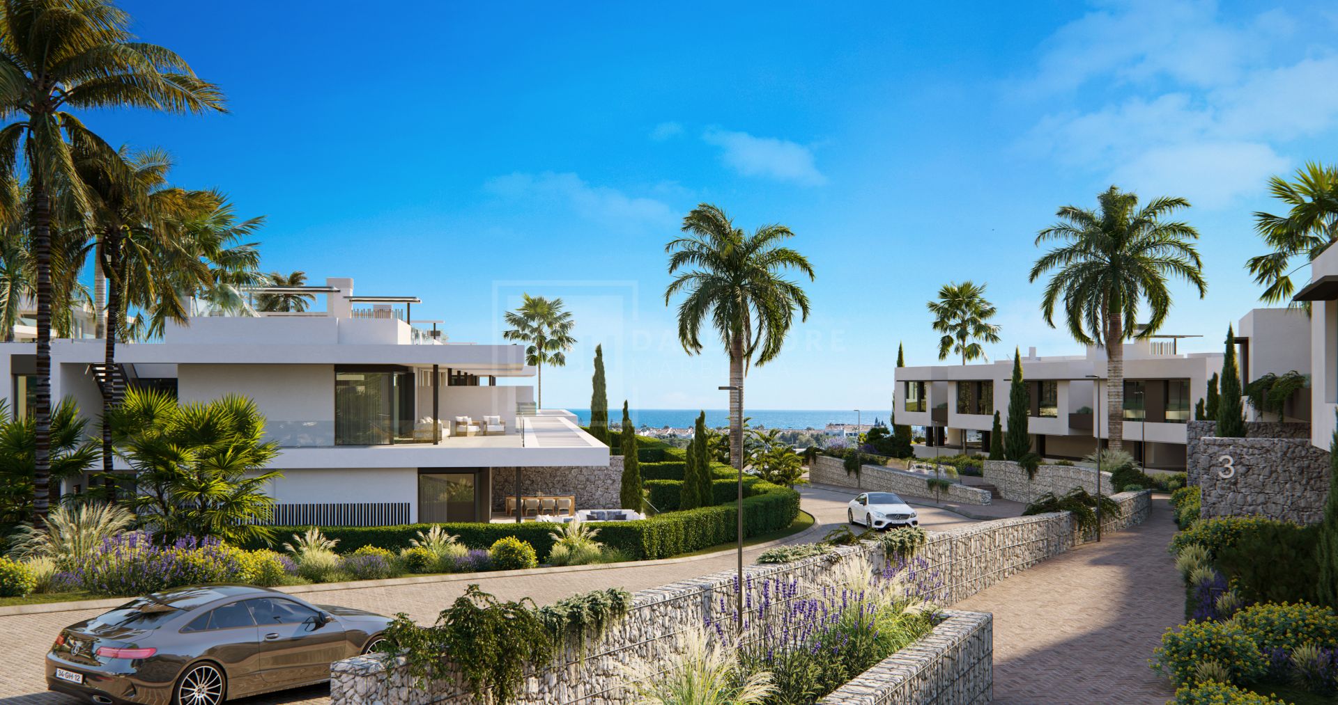 STUNNING BRAND NEW 4-BEDROOM CONTEMPORARY DUPLEX APARTMENT WITH SEA VIEWS EAST OF MARBELLA