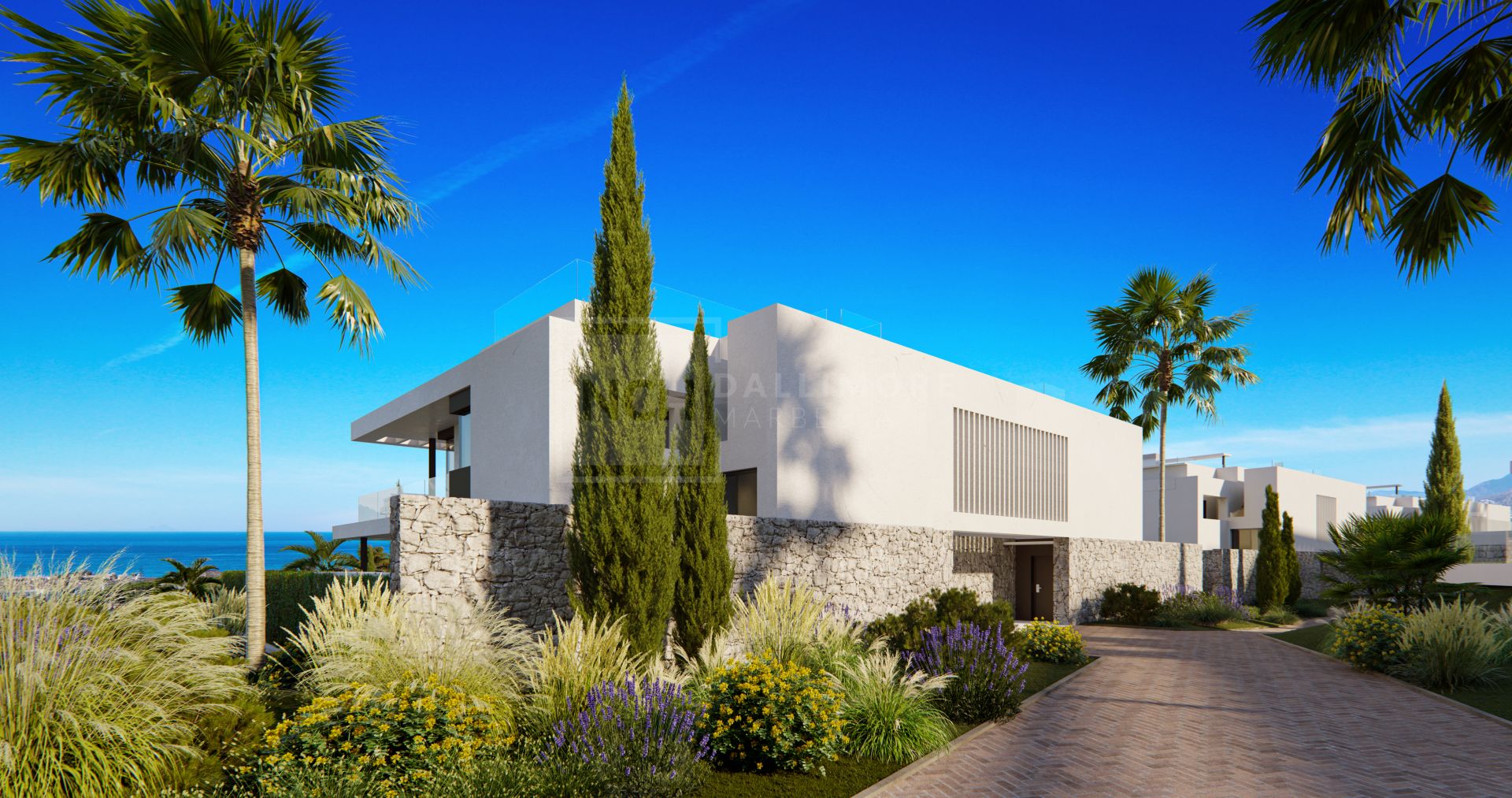 STUNNING BRAND NEW 3-BEDROOM CONTEMPORARY APARTMENT WITH SEA VIEWS EAST OF MARBELLA