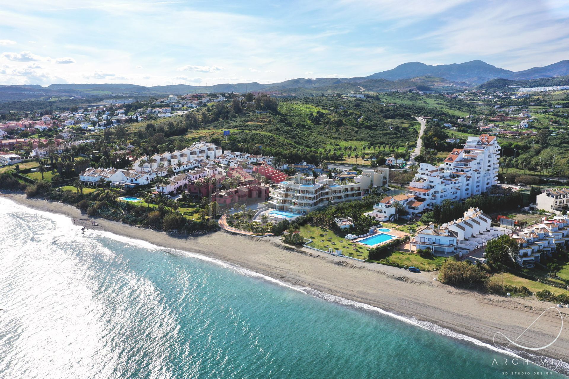 EXCLUSIVO APARTAMENTE DE 2 DORMITORIOS FRENTE AL MAR CON VISTAS PANORÁMICAS Y SERVICIOS DE LUJO EN ESTEPONA