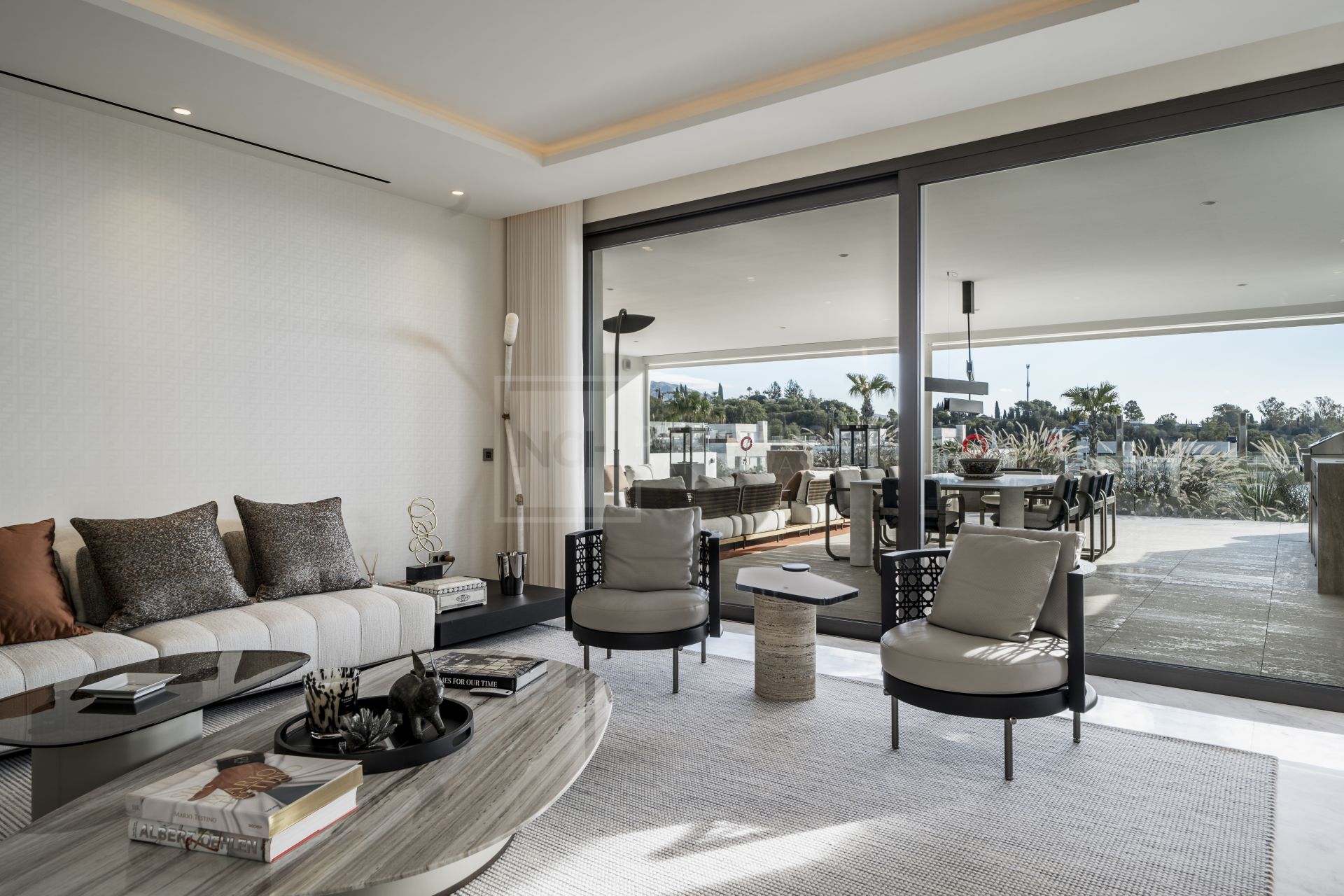 LUXURY FENDI-DESIGNED DUPLEX IN EPIC MARBELLA ON THE GOLDEN MILE