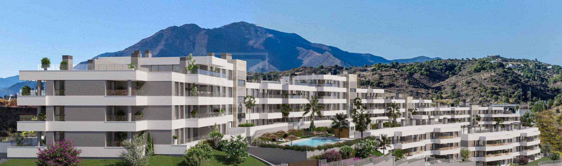 IMPRESIONANTE APARTAMENTO EN PLANTA BAJA DE 2 DORMITORIOS CON AMPLIA TERRAZA Y EXCLUSIVAS AMENIDADES EN ESTEPONA