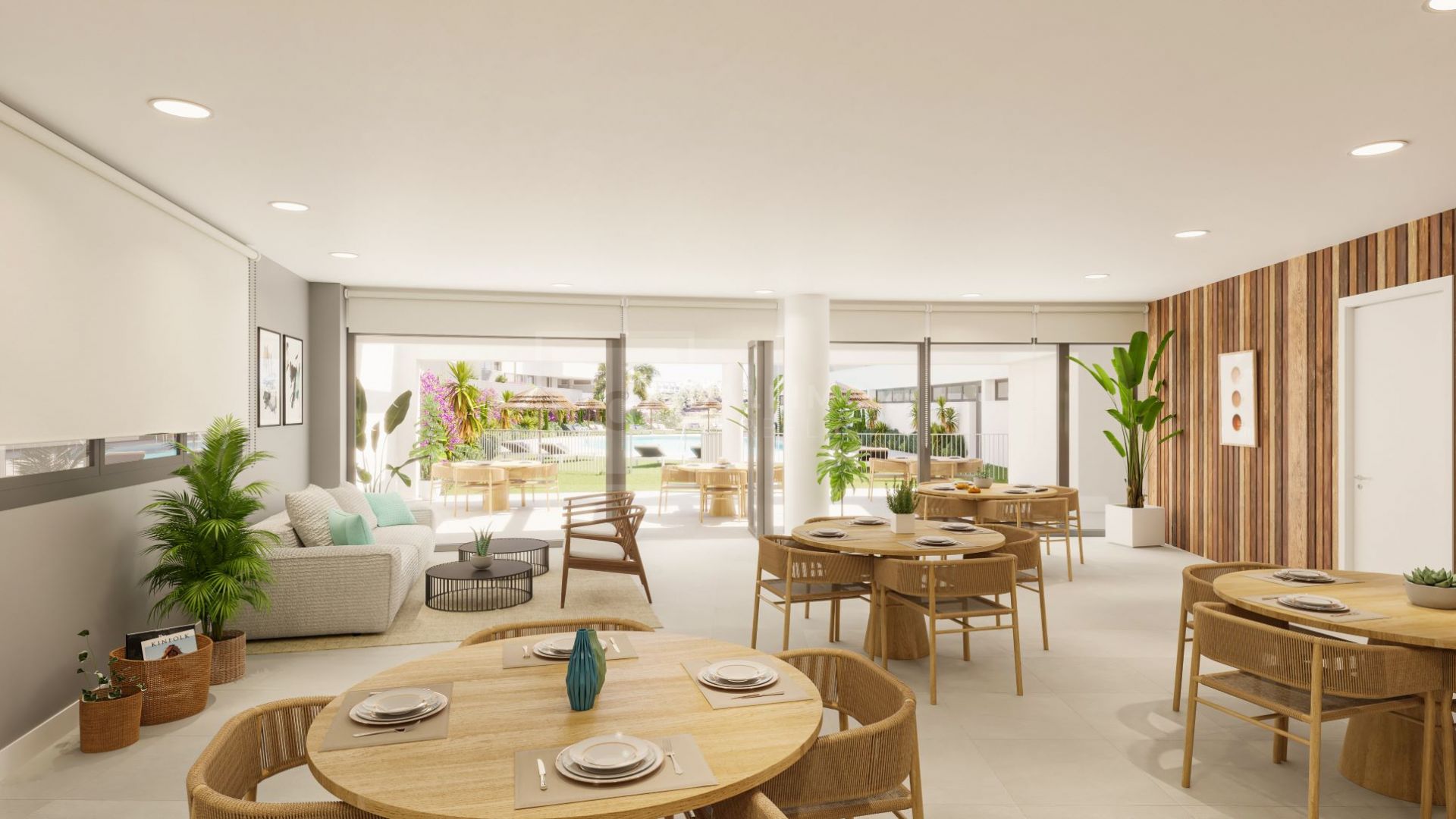 IMPRESIONANTE APARTAMENTO EN PLANTA BAJA DE 2 DORMITORIOS CON AMPLIA TERRAZA Y EXCLUSIVAS AMENIDADES EN ESTEPONA