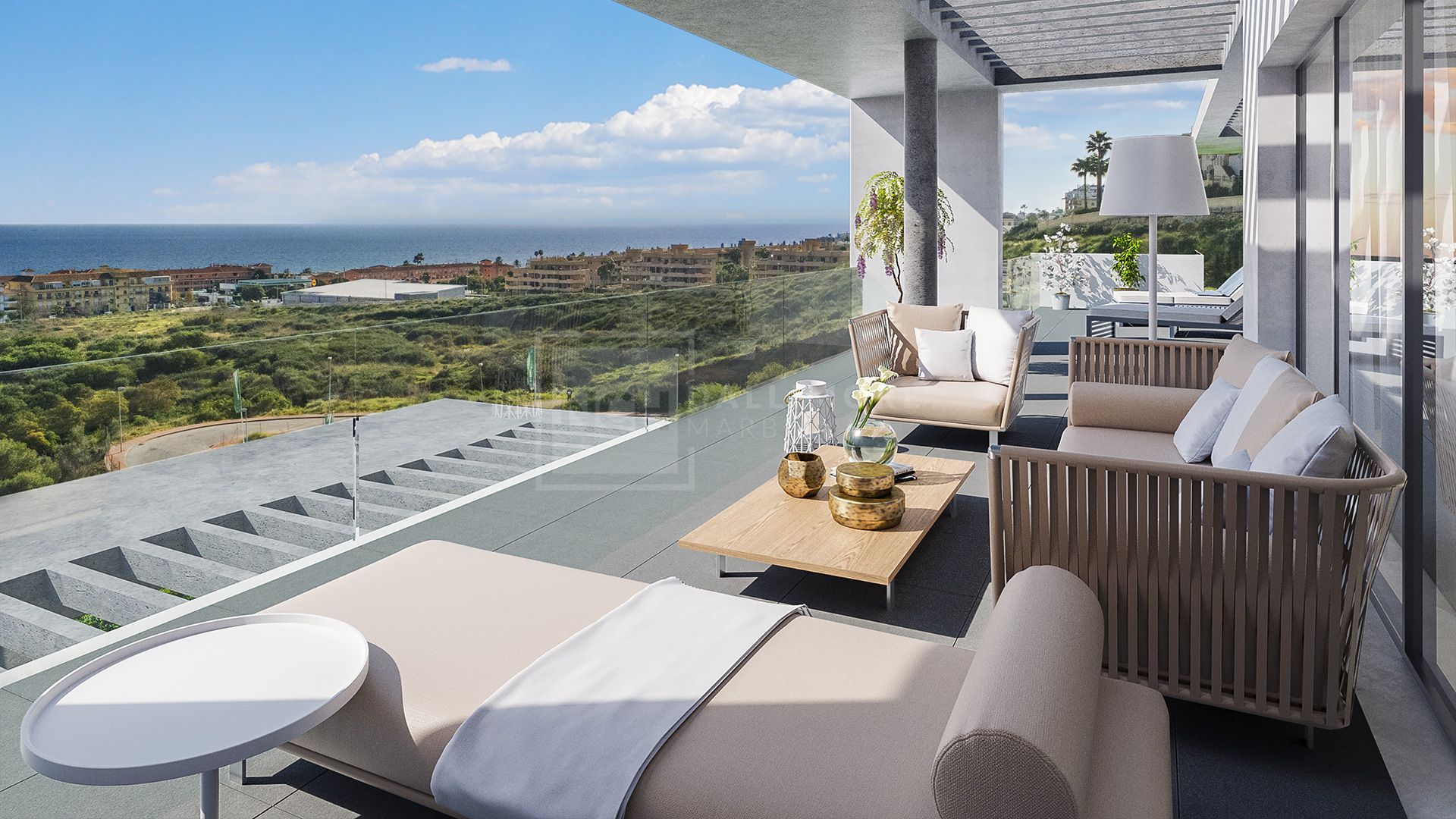 SUNLIT HAVEN: STYLISH 1-BEDROOM IN LA CALA DE MIJAS WITH BREATHTAKING VIEWS AND COASTAL CHARM