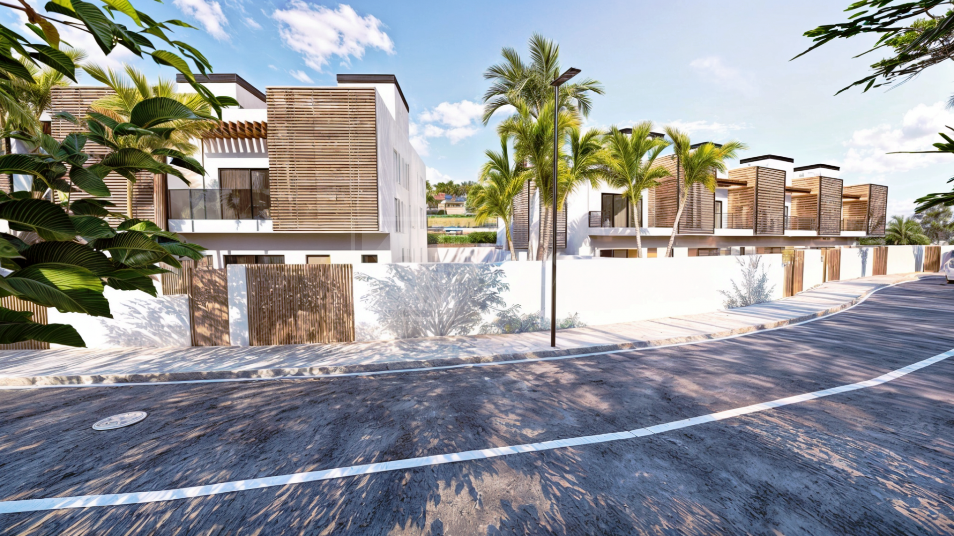 FRONTLINE GOLF LUXURY TOWNHOUSES WITH PRIVATE POOLS, MODERN DESIGN, AND PRIME LOCATION IN THE HEART OF ESTEPONA