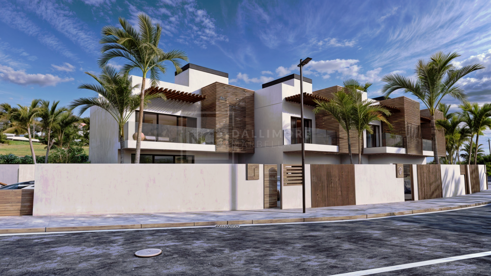 FRONTLINE GOLF LUXURY TOWNHOUSES WITH PRIVATE POOLS, MODERN DESIGN, AND PRIME LOCATION IN THE HEART OF ESTEPONA