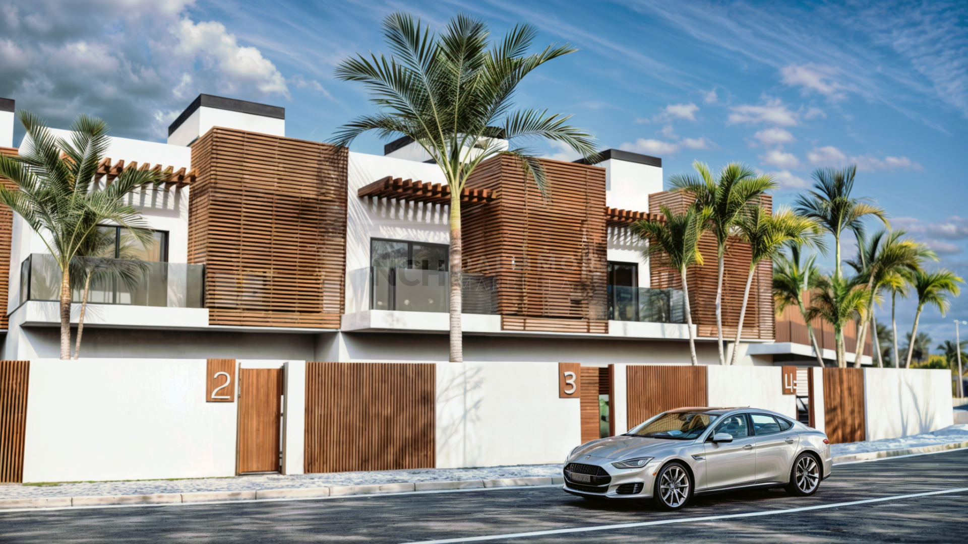 EXCLUSIVE FRONTLINE GOLF TOWNHOUSES WITH PRIVATE POOLS, CONTEMPORARY DESIGN, AND A PRIME LOCATION IN ESTEPONA WITH 3 BEDROOMS