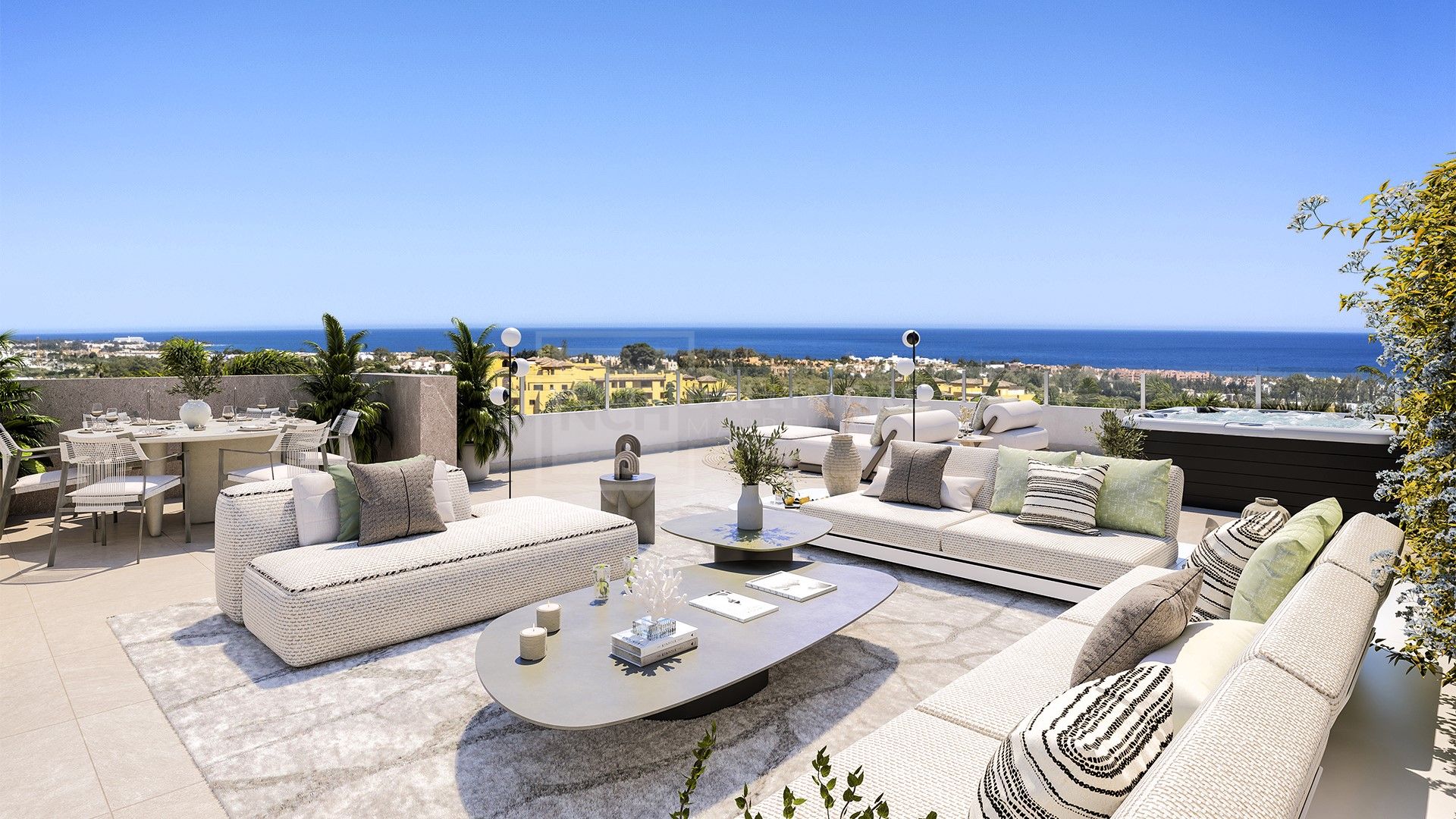 LUXURIOUS 3-BEDROOM PENTHOUSE WITH UNMATCHED MEDITERRANEAN VIEWS AT MARINE HILLS, ESTEPONA