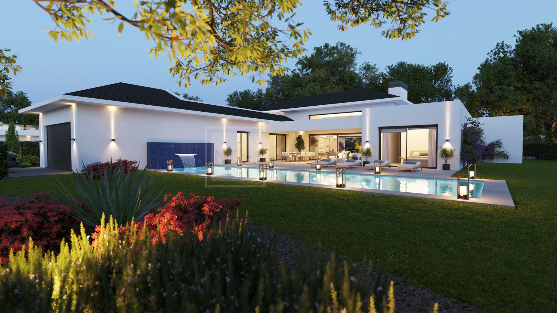 EXTRAORDINARY VILLA SRC 80: LUXURIOUS LIVING WITH FRONT LINE GOLF VIEWS IN SAN ROQUE CLUB