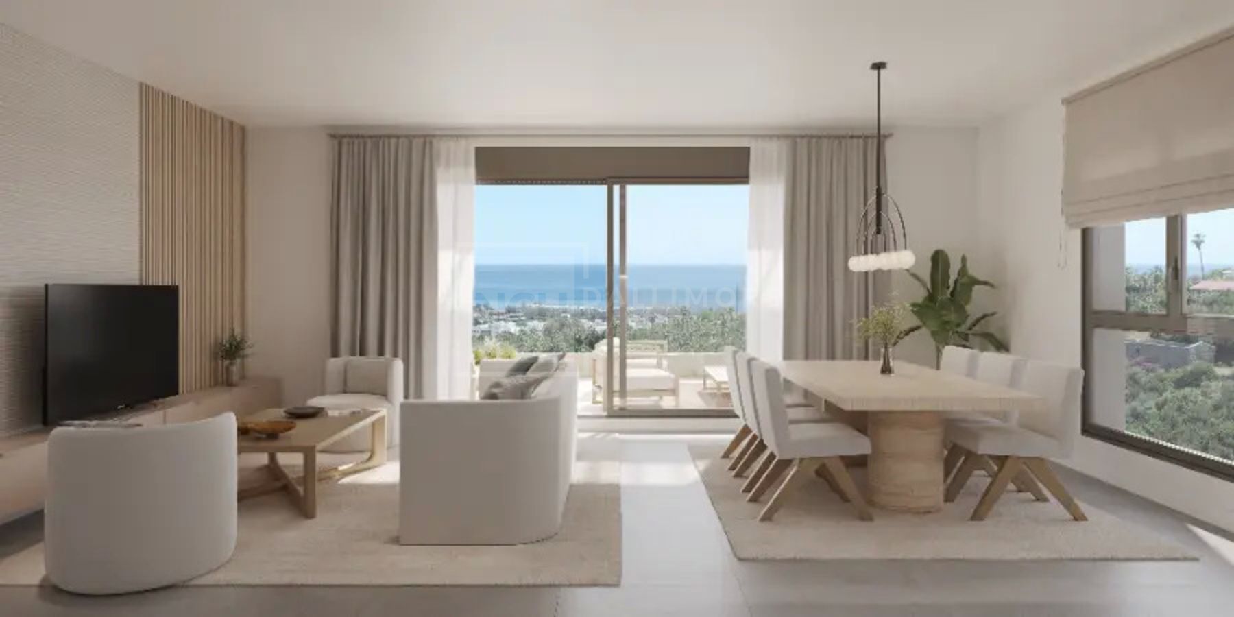 STUNNING GROUND FLOOR 3-BEDROOM APARTMENT AT AUSTRALY: WHERE LUXURY MEETS NATURE ABOVE THE MEDITERRANEAN