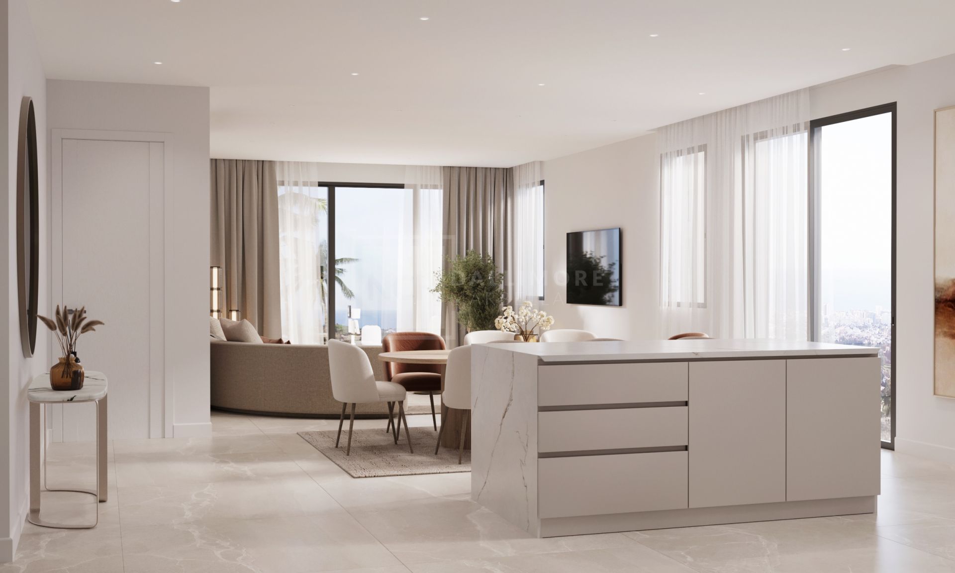 EXCLUSIVO APARTAMENTO EN PLANTA BAJA DE 2 DORMITORIOS EN ROYAL PARK RESIDENCE: LUJO MEDITERRÁNEO EN SU MÁXIMA EXPRESIÓN