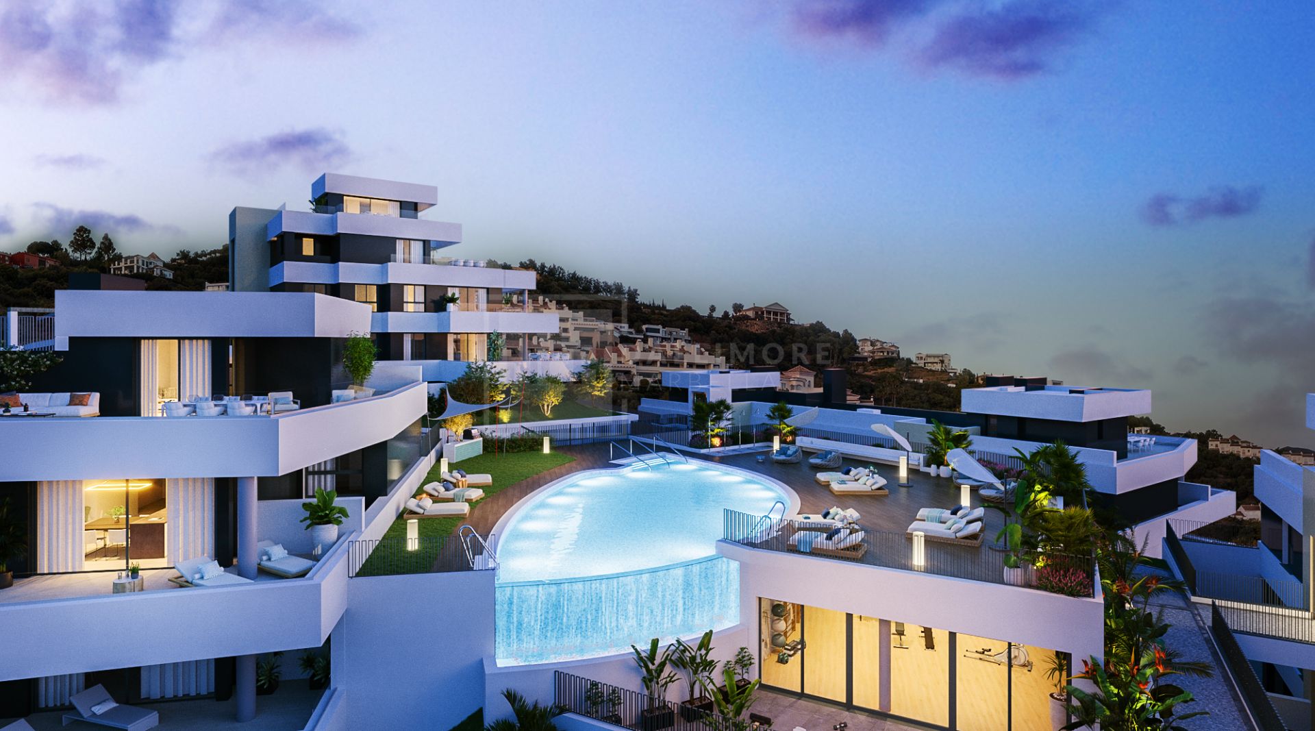 STUNNING BRAND NEW 3 BEDROOM CONTEMPORARY PENTHOUSE ALTOS DE LOS MONTEROS