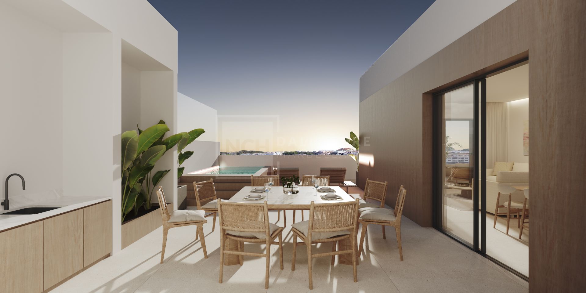 IMPRESIONANTE PENTHOUSE DE 3 DORMITORIOS CON ESTILO QUE OFRECE EL ESTILO DE VIDA MODERNO DEFINITIVO EN LA COSTA DEL SOL