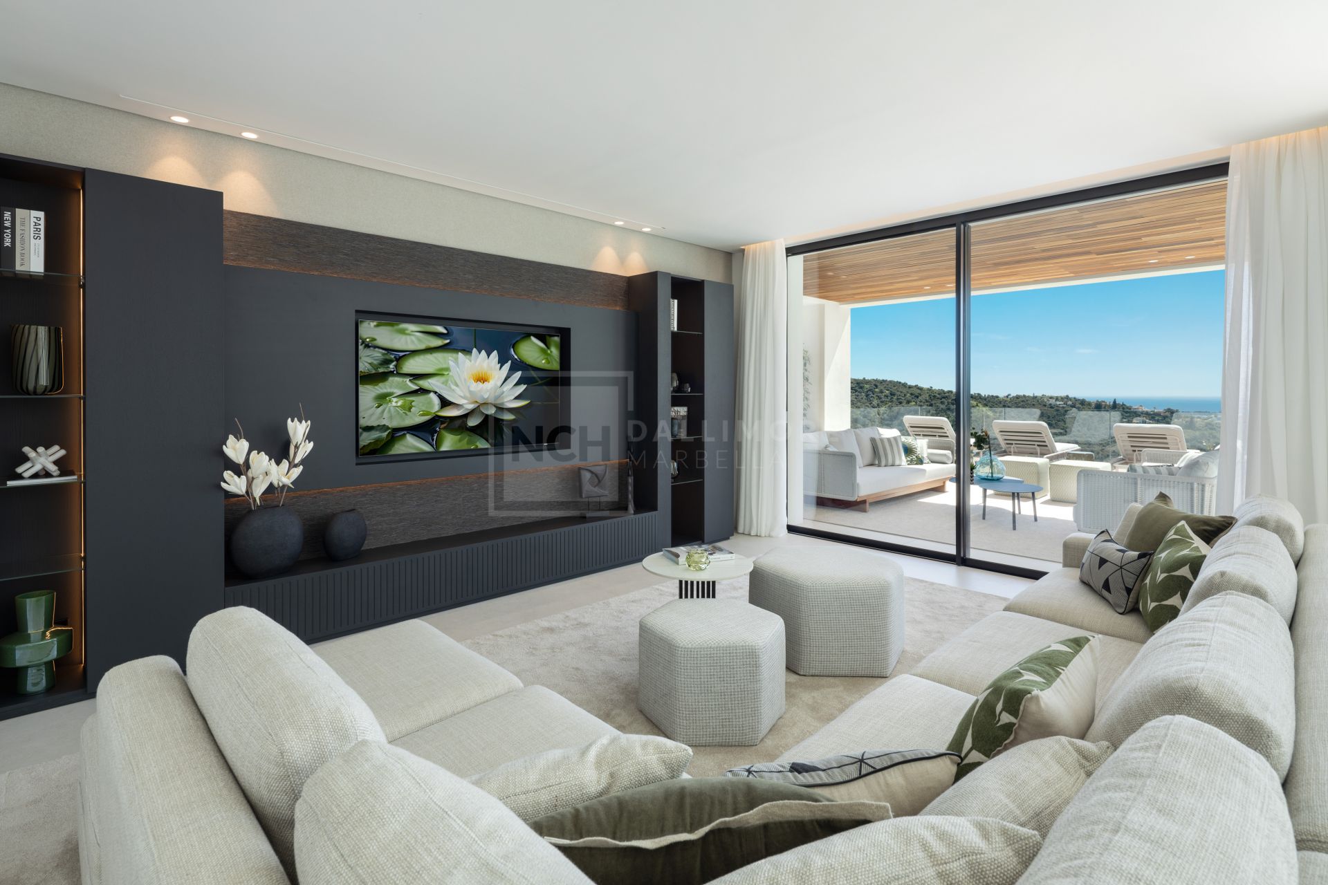 VILLA DE DISEÑO DE SEIS DORMITORIOS CON VISTAS AL MAR, PISCINA INFINITA Y EXCLUSIVO ESPACIO DE BIENESTAR