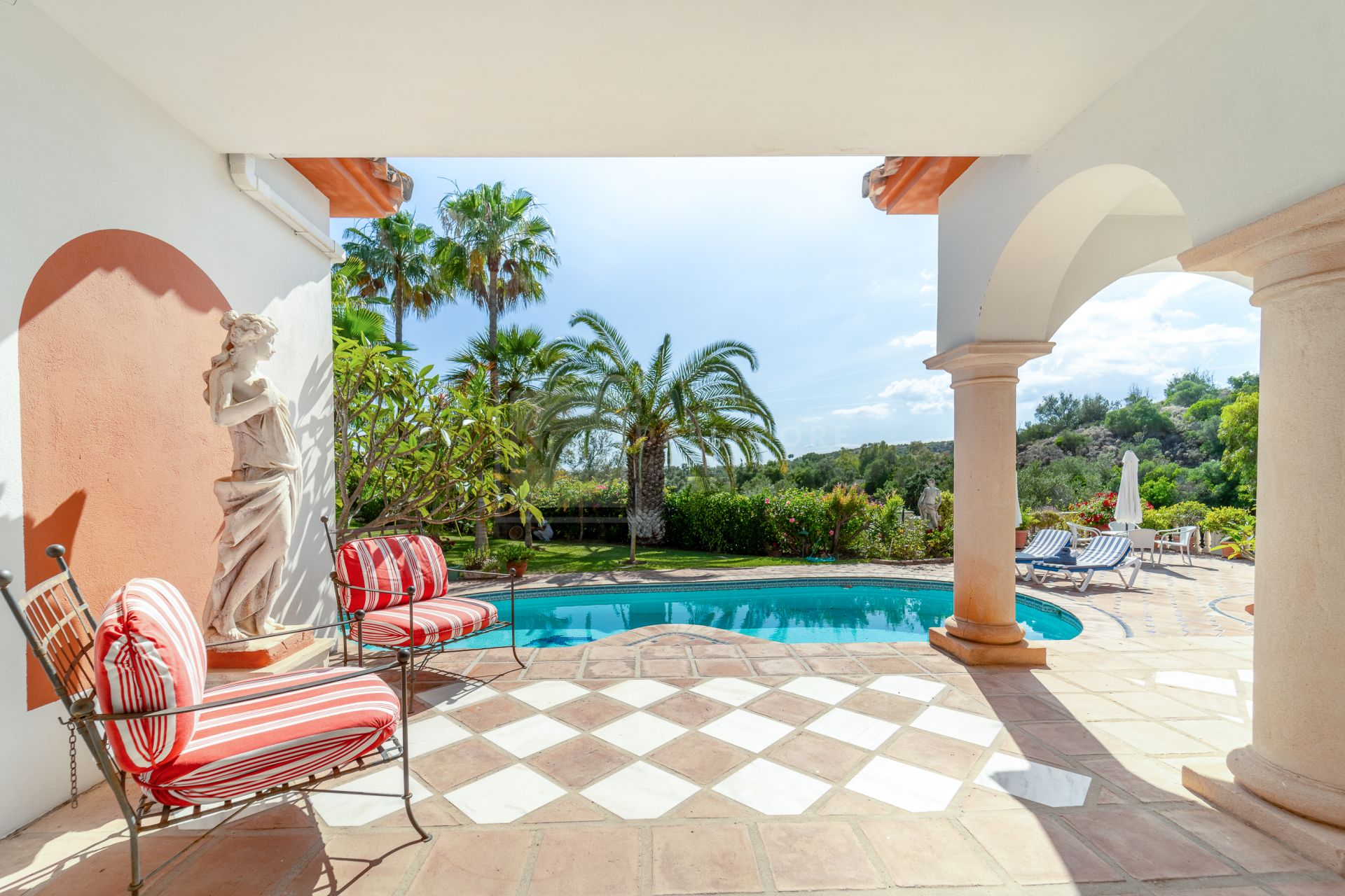 Villa de estilo andaluz en El Rosario