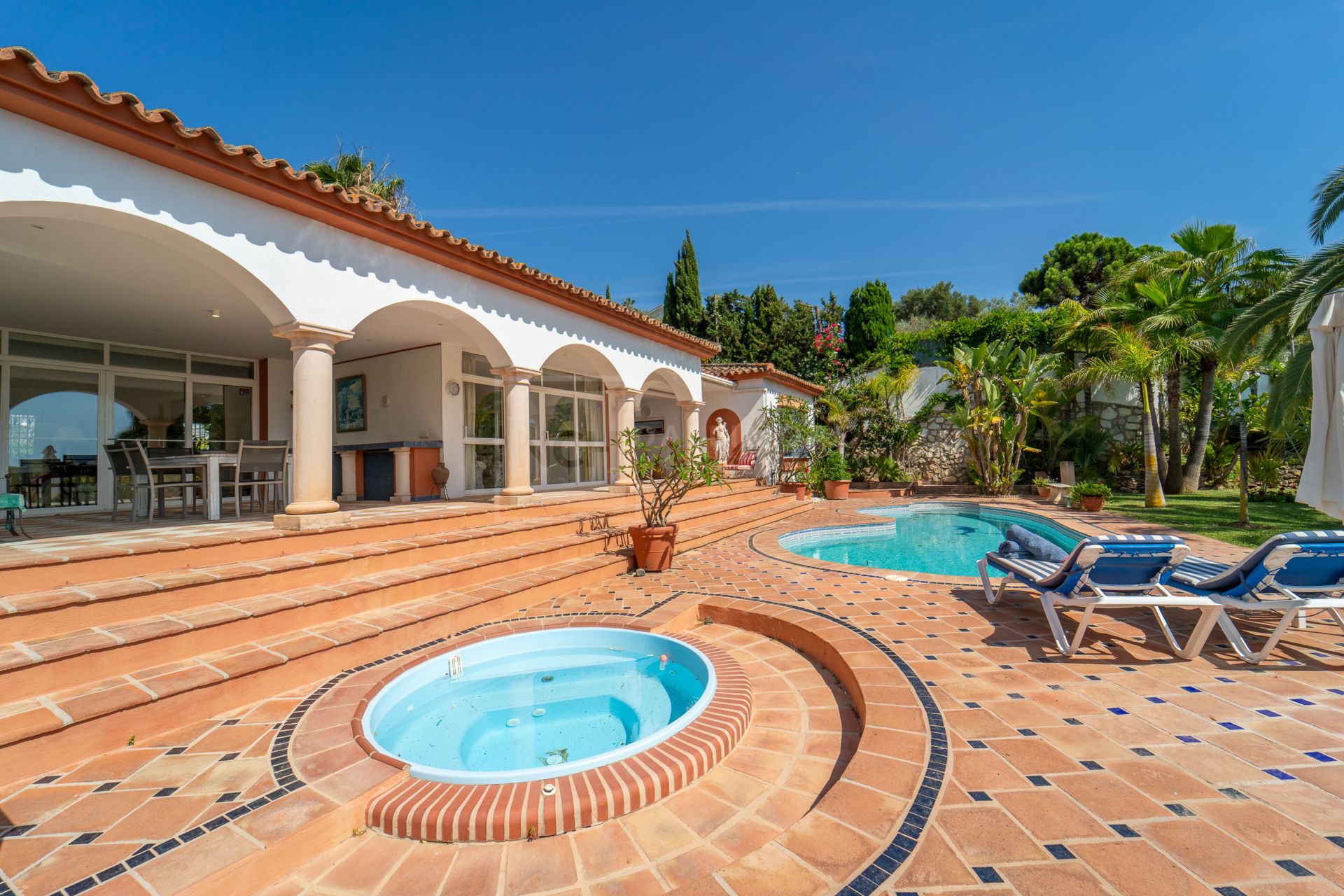 Villa de estilo andaluz en El Rosario