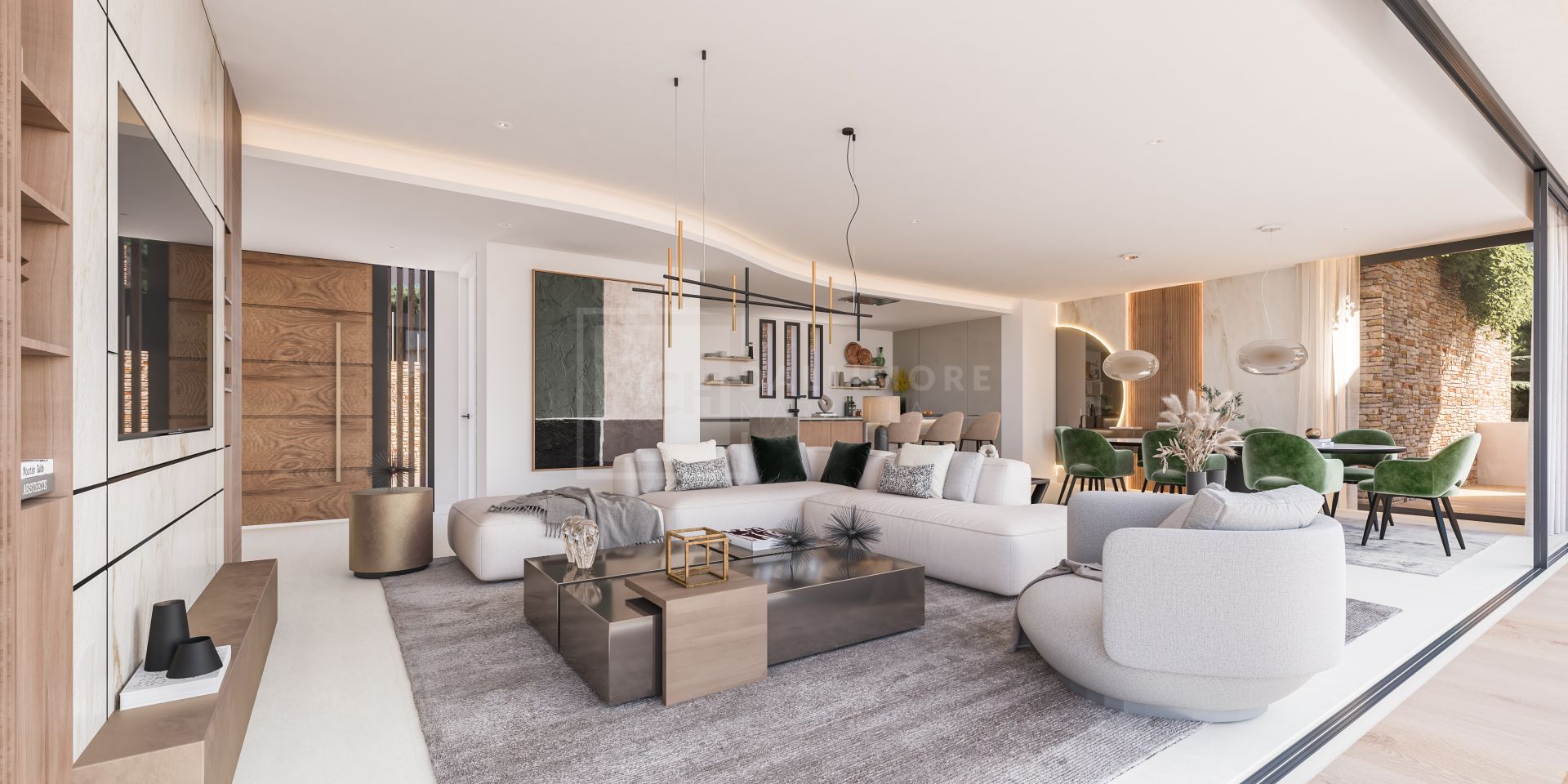 VILLAS DE CINCO DORMITORIOS CON PISCINAS PRIVADAS EN LA MILLA DE ORO DE MARBELLA