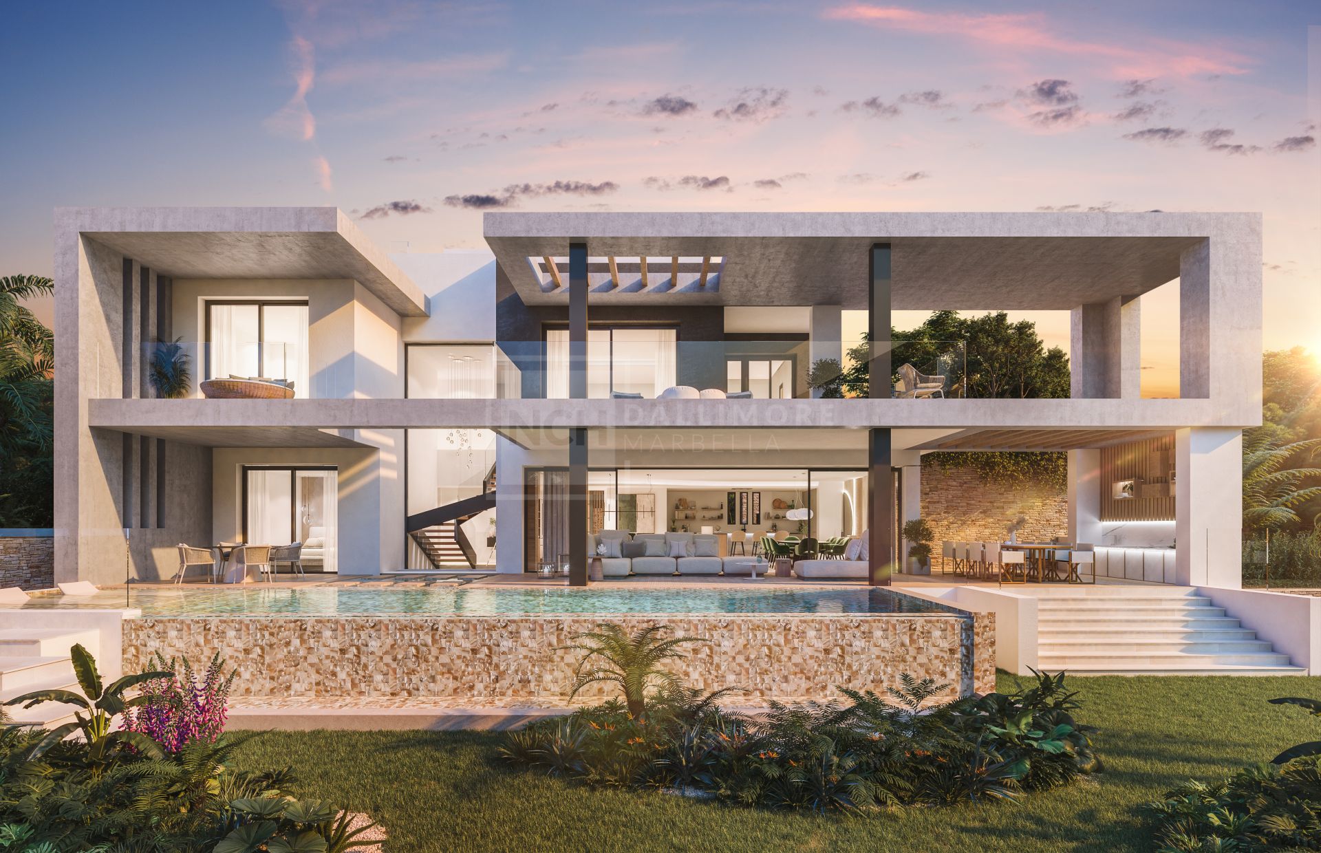 VILLAS DE CINCO DORMITORIOS CON PISCINAS PRIVADAS EN LA MILLA DE ORO DE MARBELLA