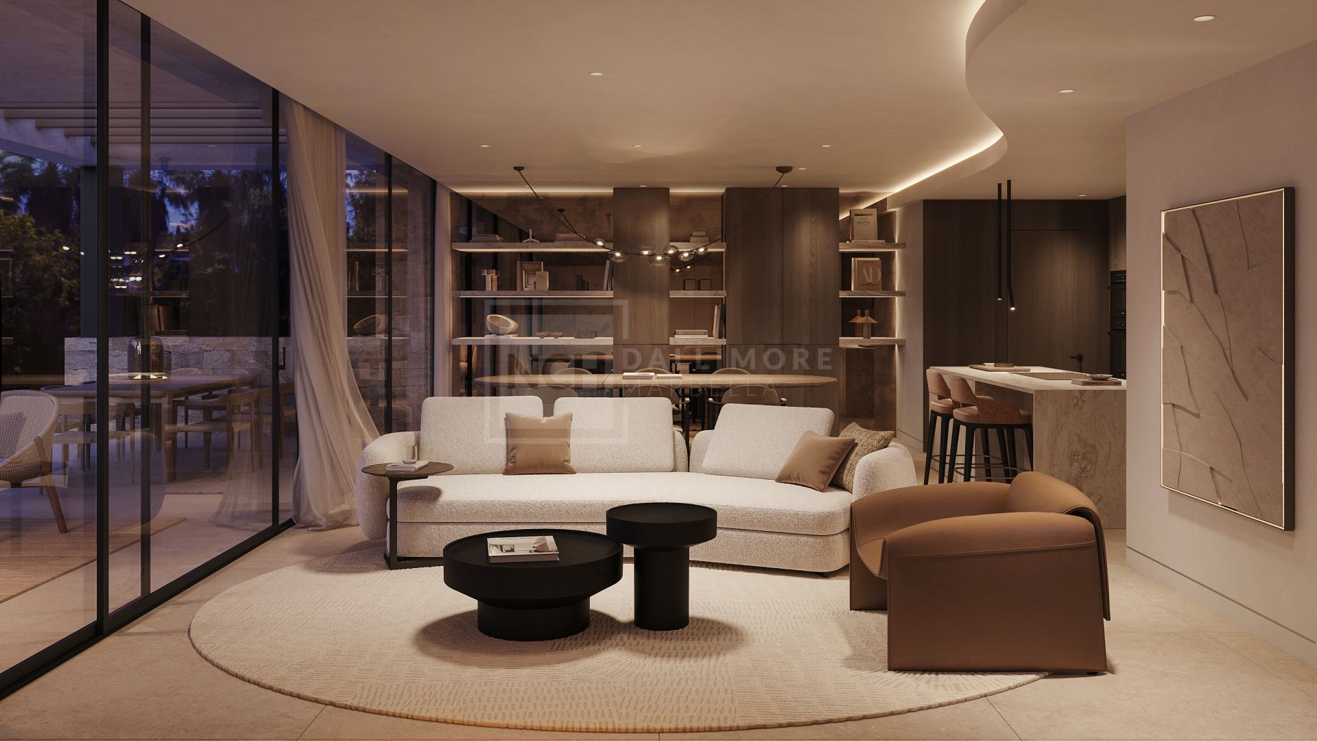 VILLAS DE CINCO DORMITORIOS CON PISCINAS PRIVADAS EN LA MILLA DE ORO DE MARBELLA
