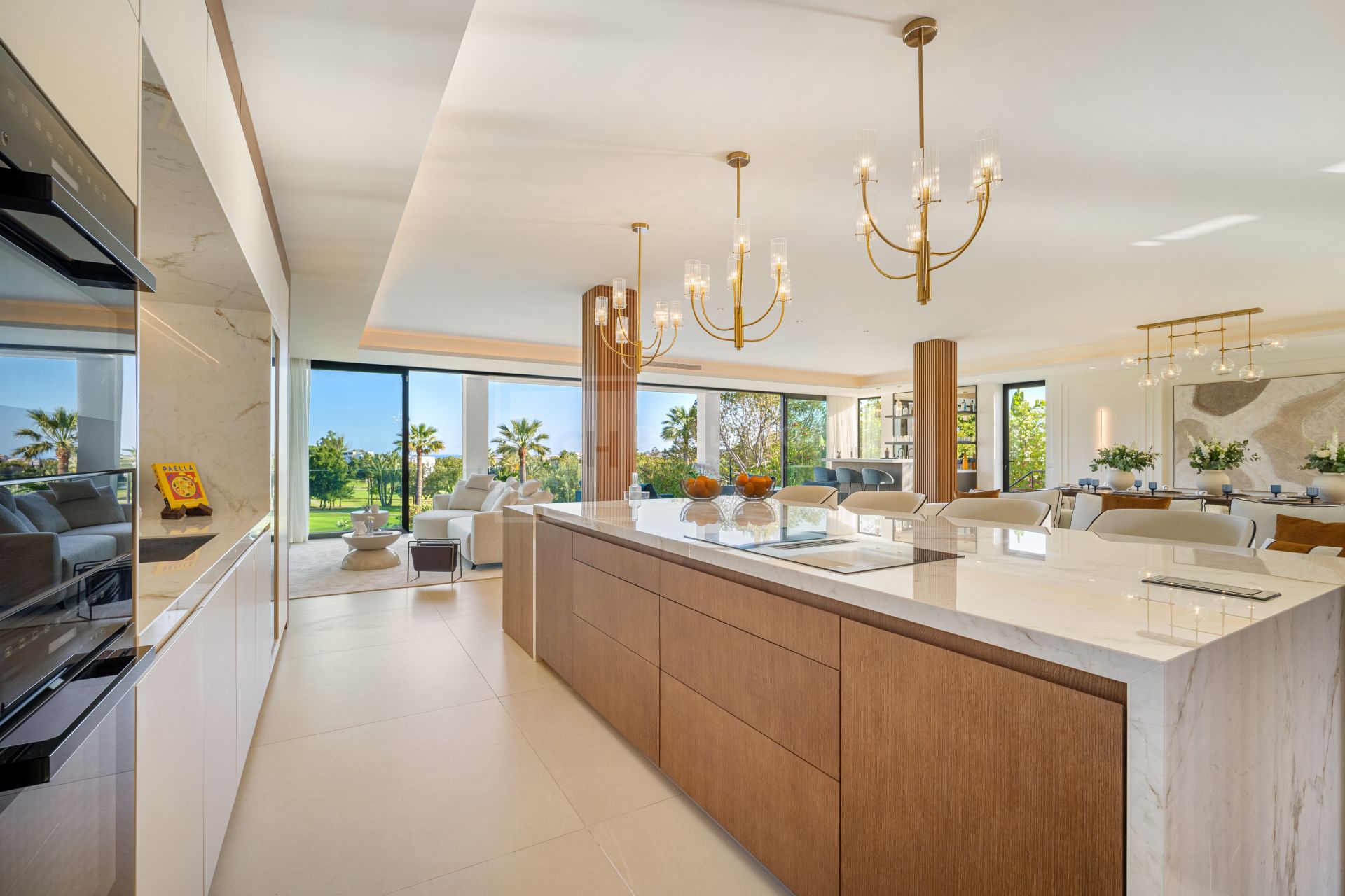 SPECTACULAR 6-BEDROOM DESIGNER VILLA WITH SPA, CINEMA AND GOLF VIEWS IN NUEVA ANDALUCÍA